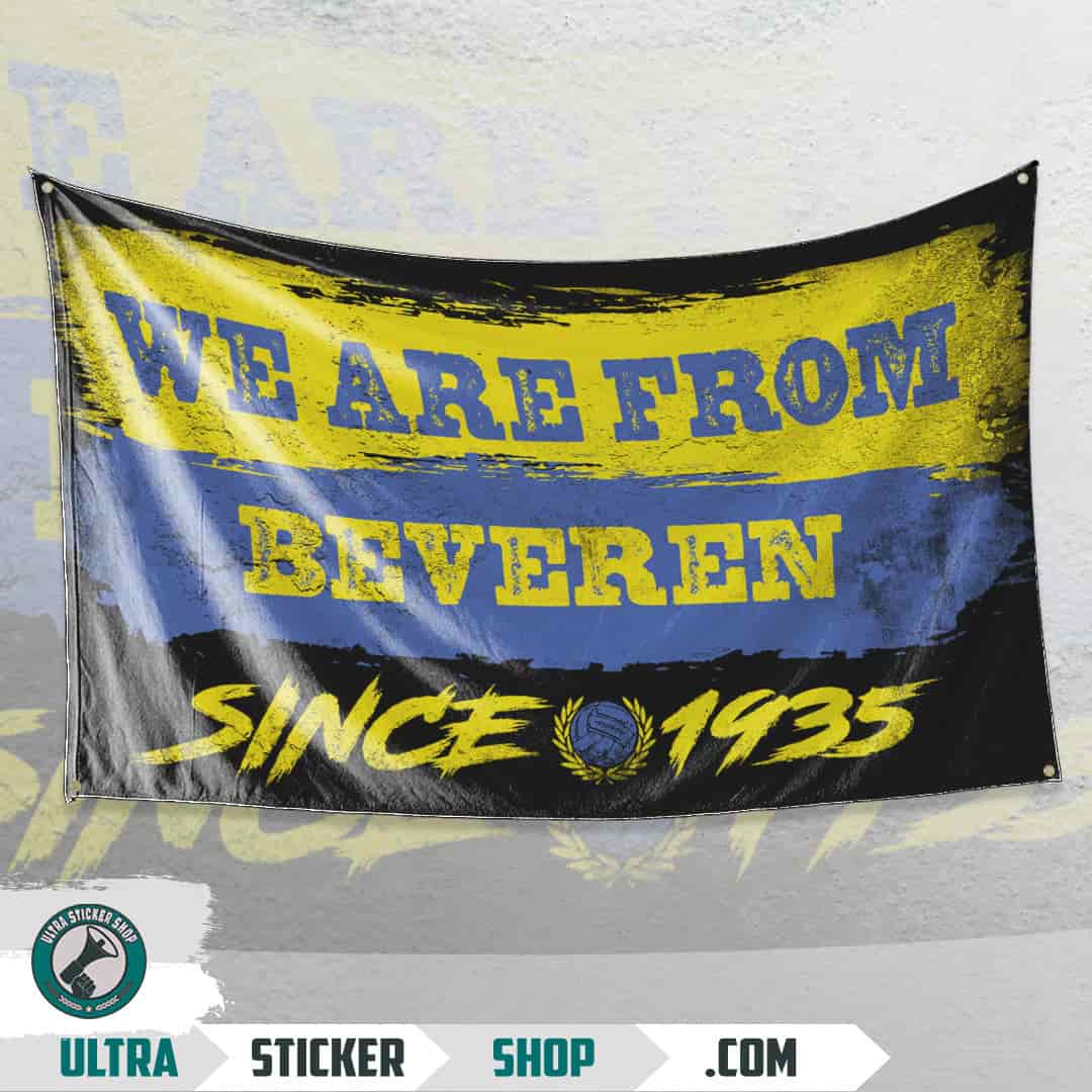 We are from Beveren since 1935 Vlag