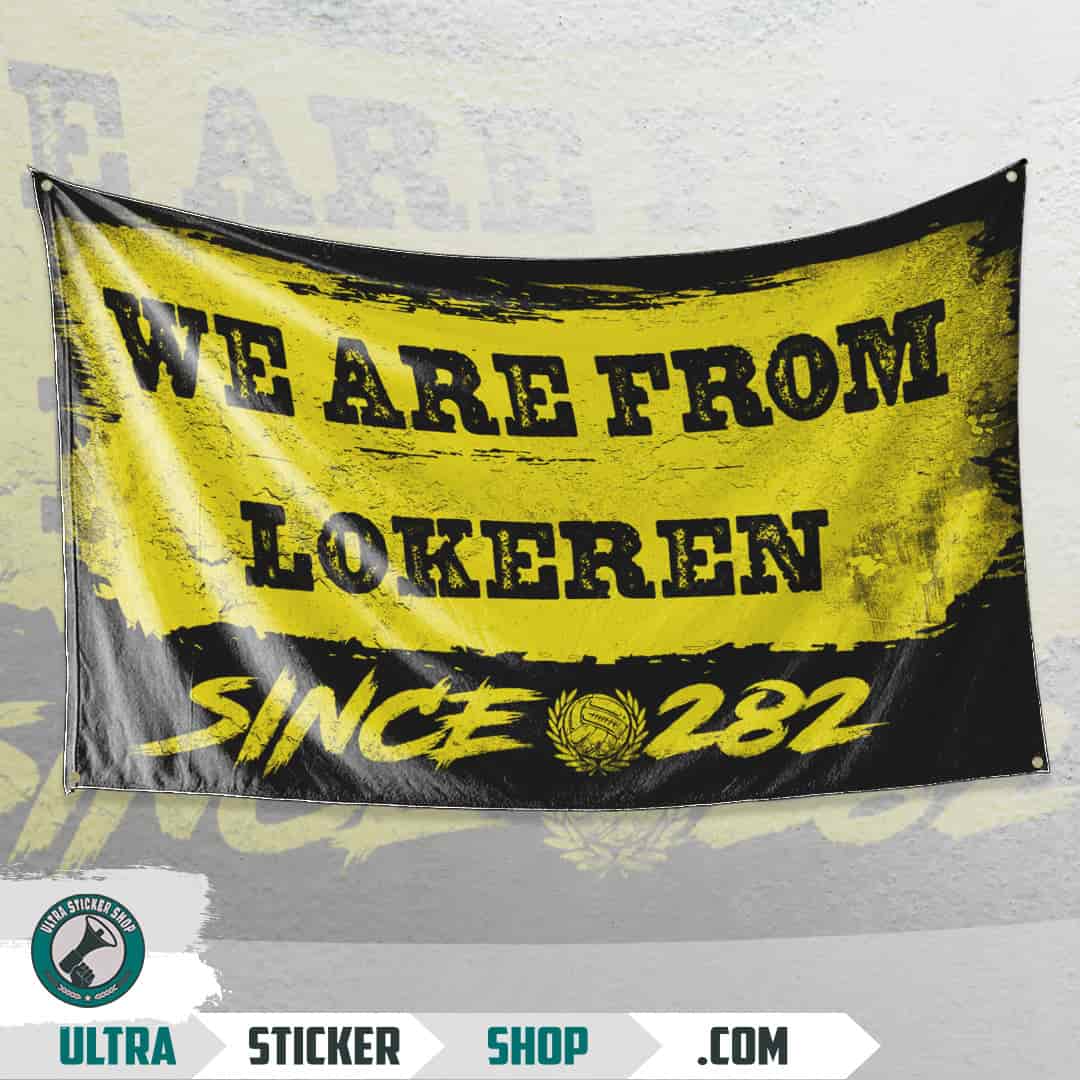 We are from Lokeren since 282 Vlag