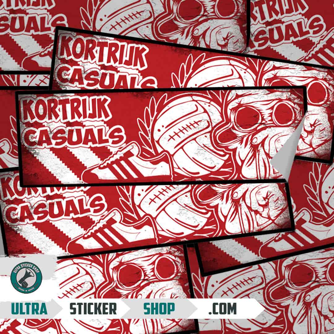 Kortrijk casuals Autocollants