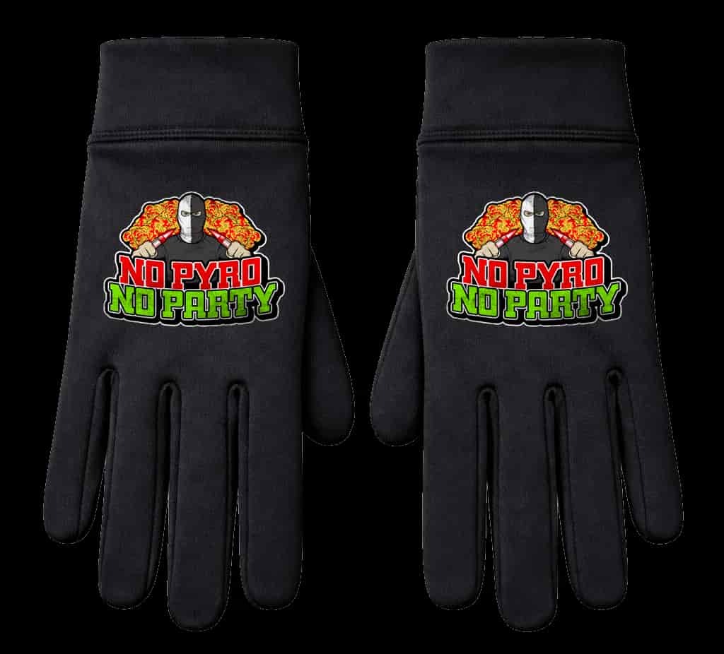 No pyro no party Handschoenen