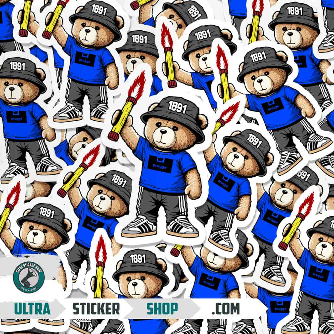 Brugge 1891 bear Stickers