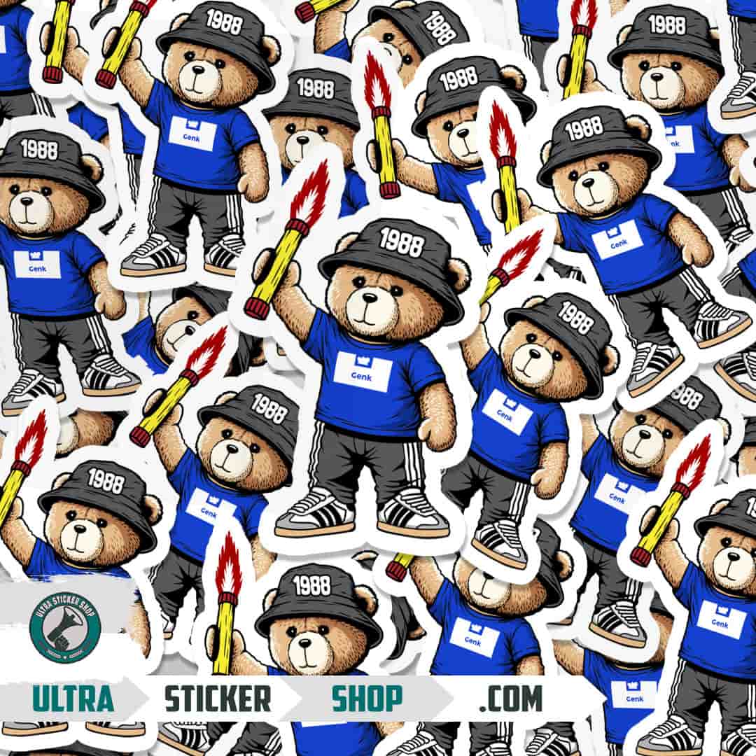 Genk 1988 bear Stickers