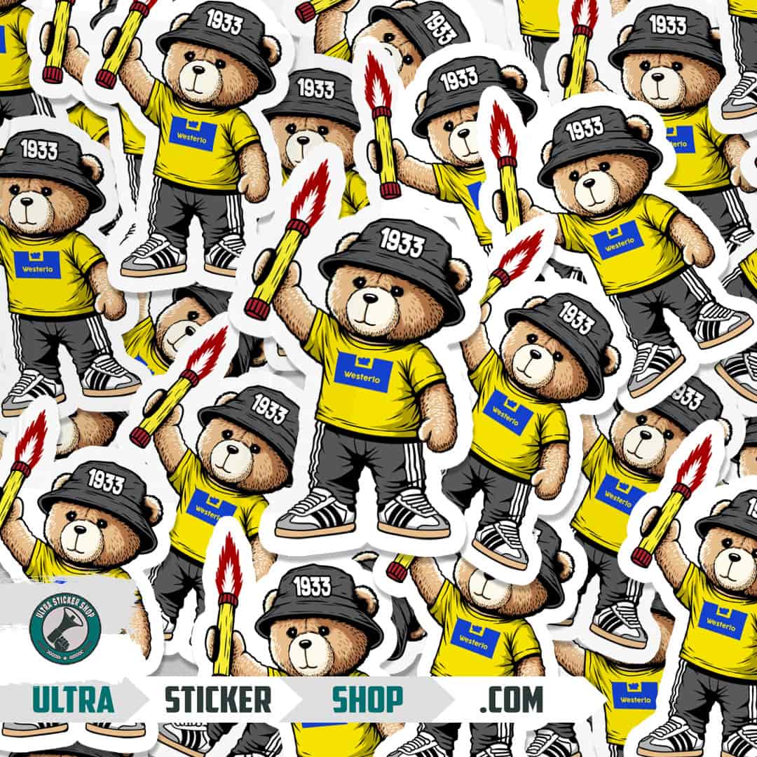 Westerlo 1933 bear Stickers