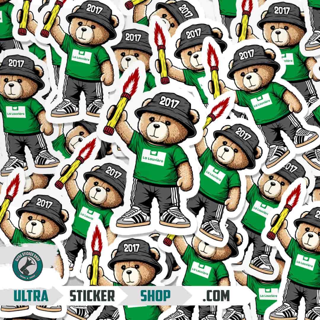 La Louvière 2017 bear Stickers