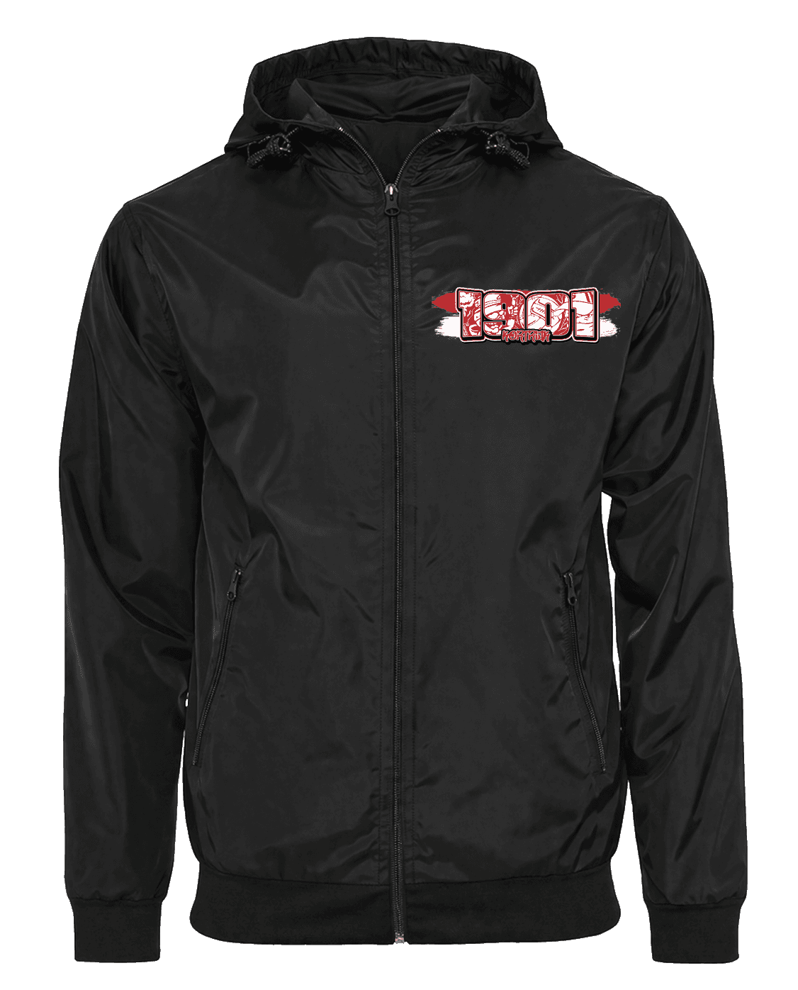 1901 Kortrijk Veste avec cagoule amovible