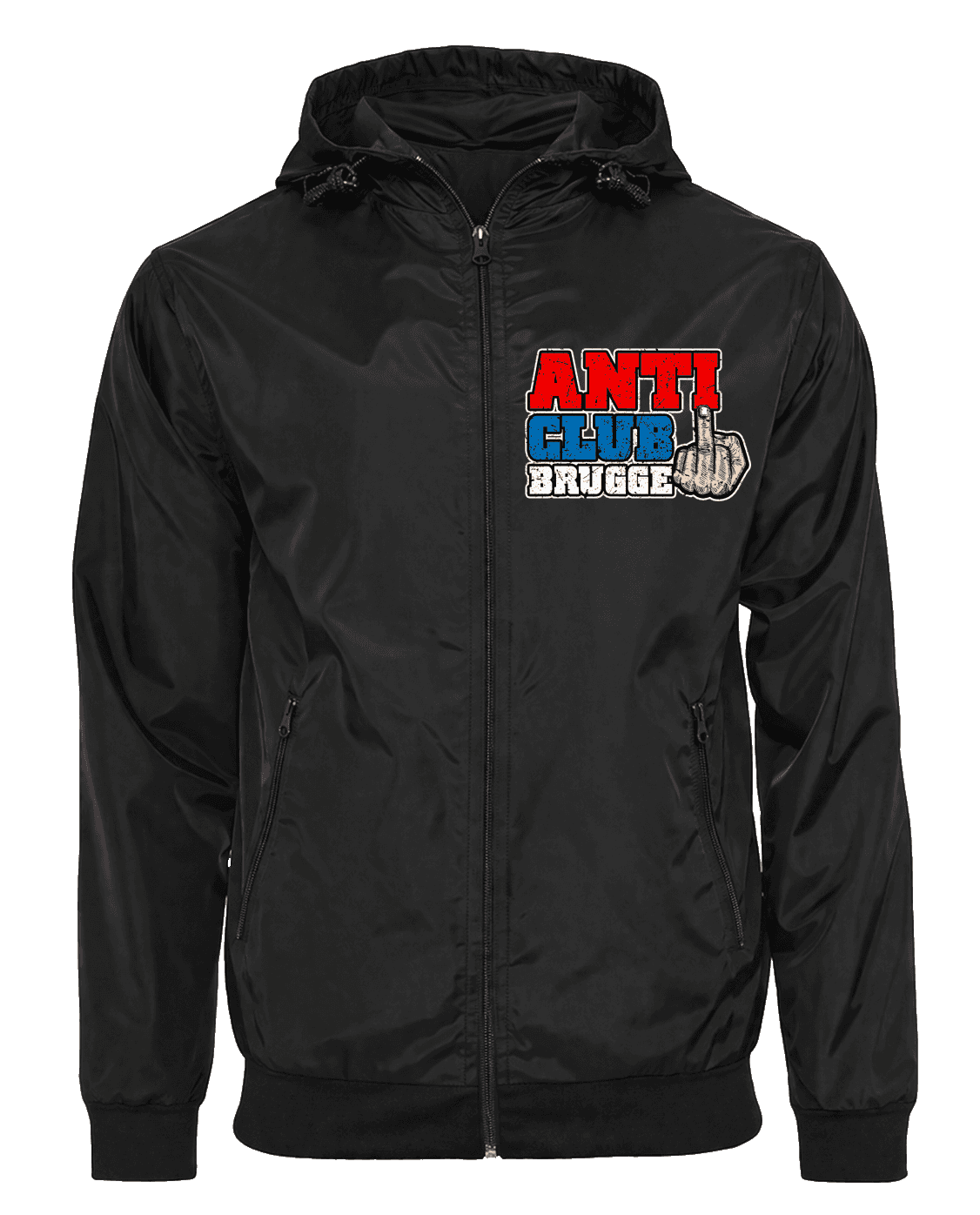 Anti club Brugge Jas met afritsbare bivakmuts
