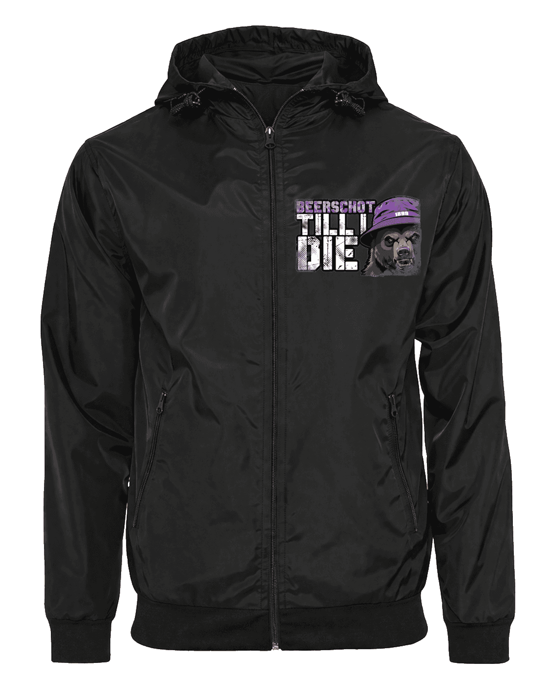 Beerschot till I Die Jas met afritsbare bivakmuts