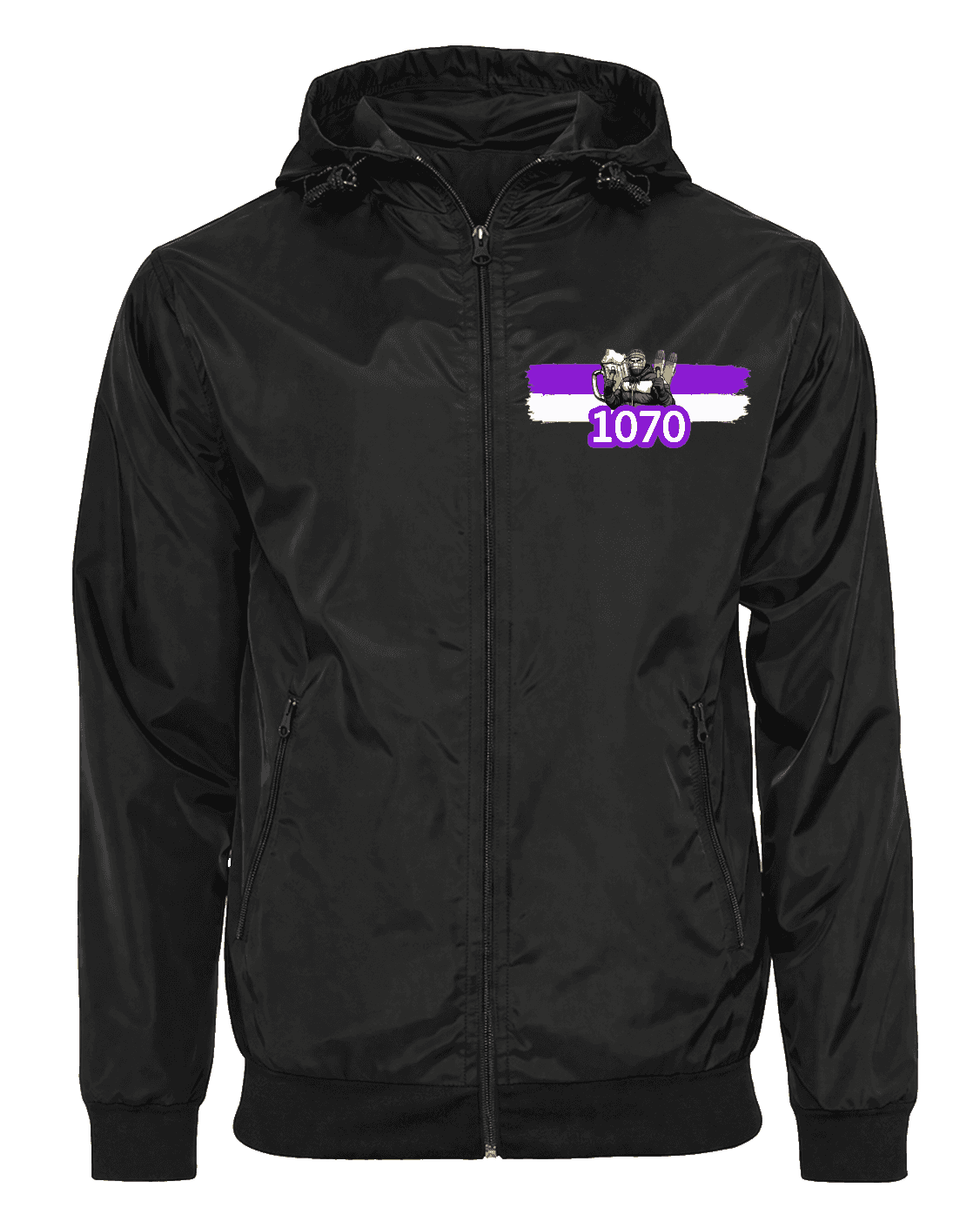 1070 Veste avec cagoule amovible