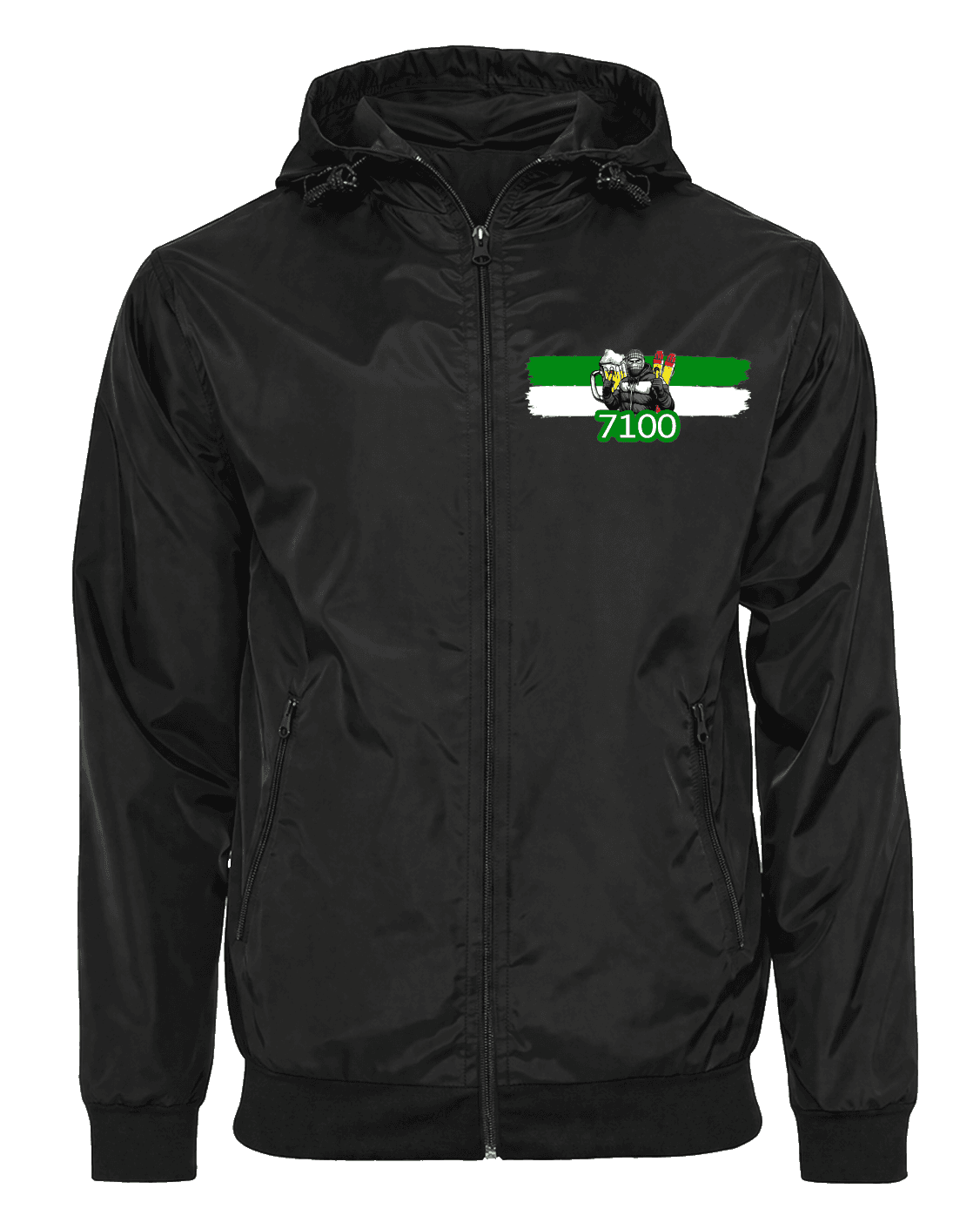 7100 Veste avec cagoule amovible