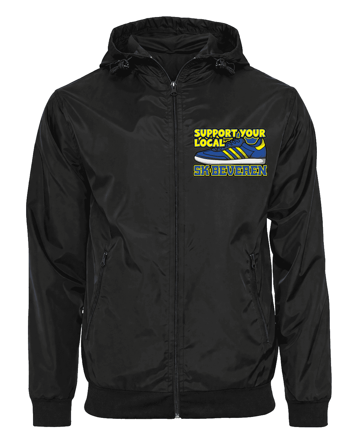 Support your local SK Beveren Jas met afritsbare bivakmuts