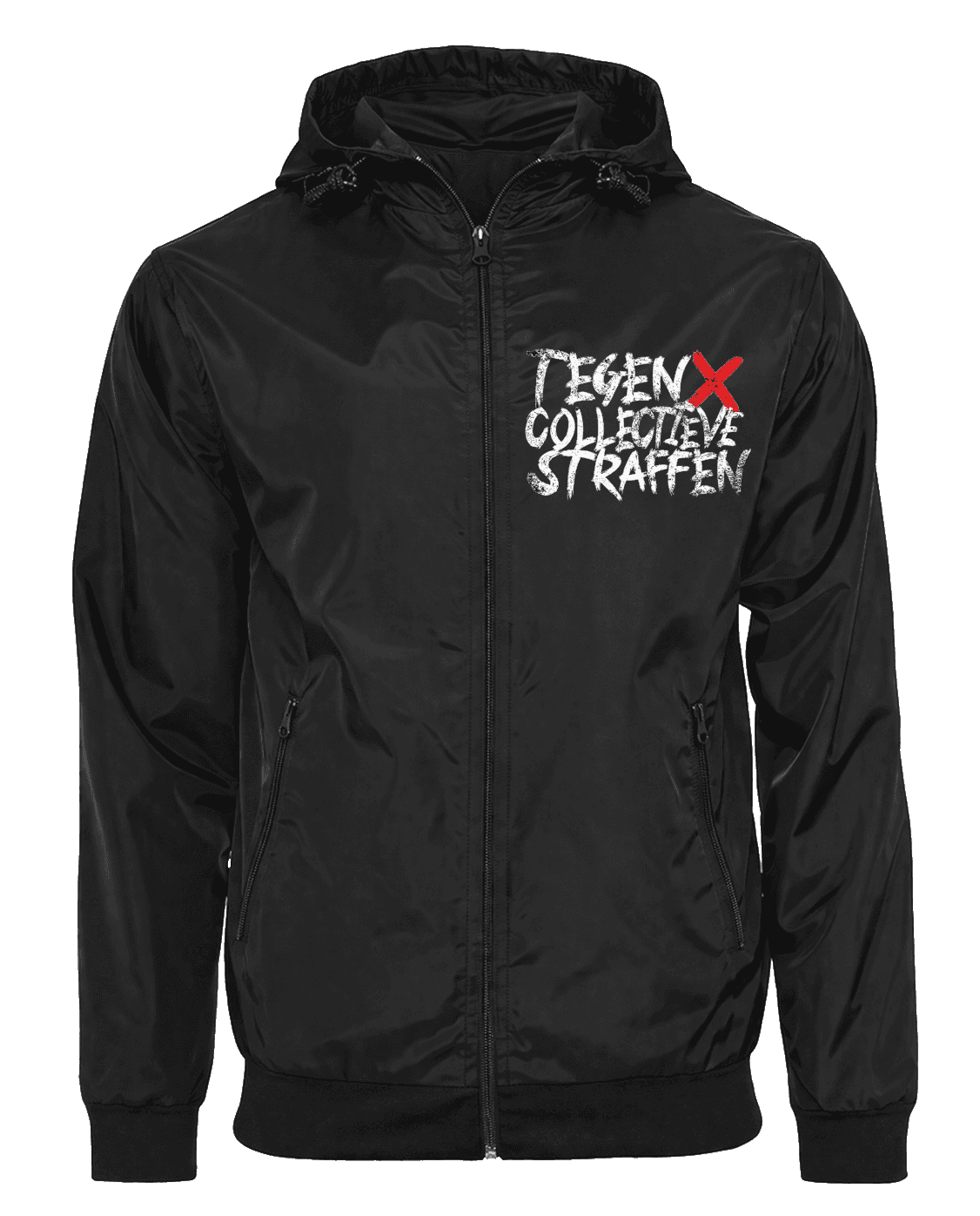Tegen collectieve straffen Veste avec cagoule amovible