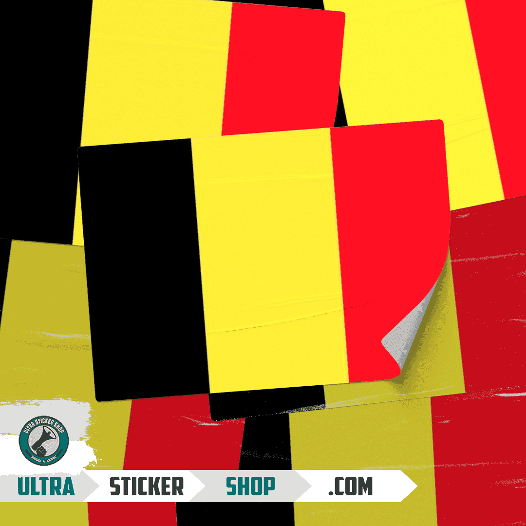 Belgie Vlag Stickers
