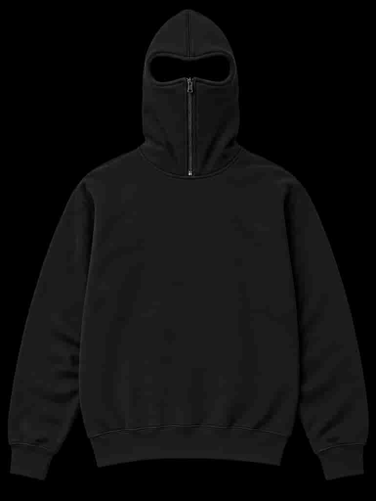 Black (no logo) Ninja Hoodie