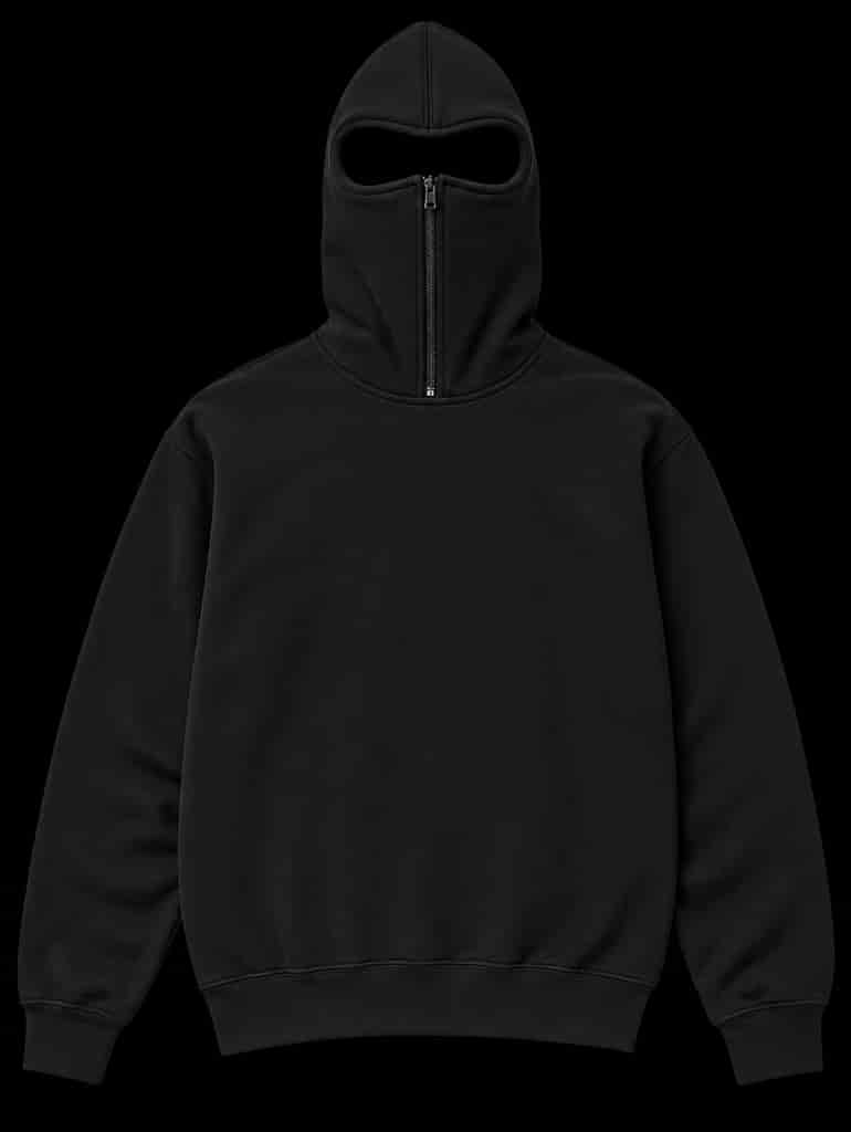 Black (no logo) Ninja Hoodie