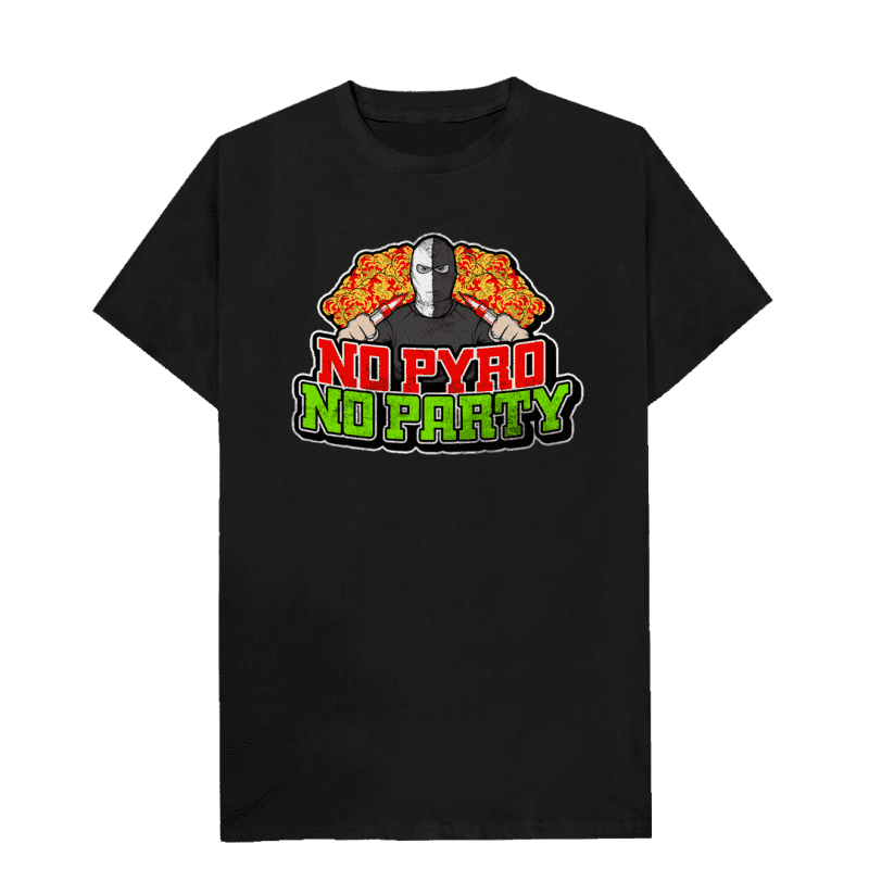 No pyro no party T-shirt