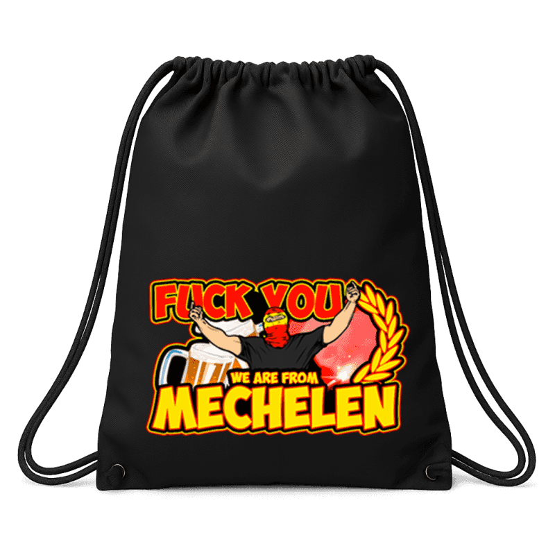 Fuck you we are from Mechelen Sac à dos