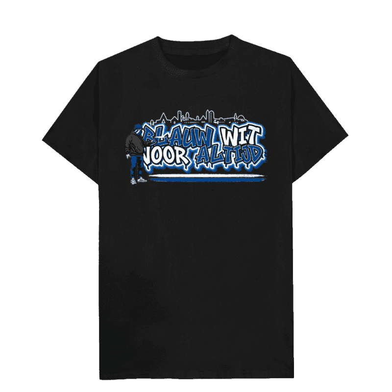 Blauw wit voor altijd T-shirt