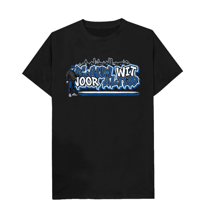 Blauw wit voor altijd T-shirt