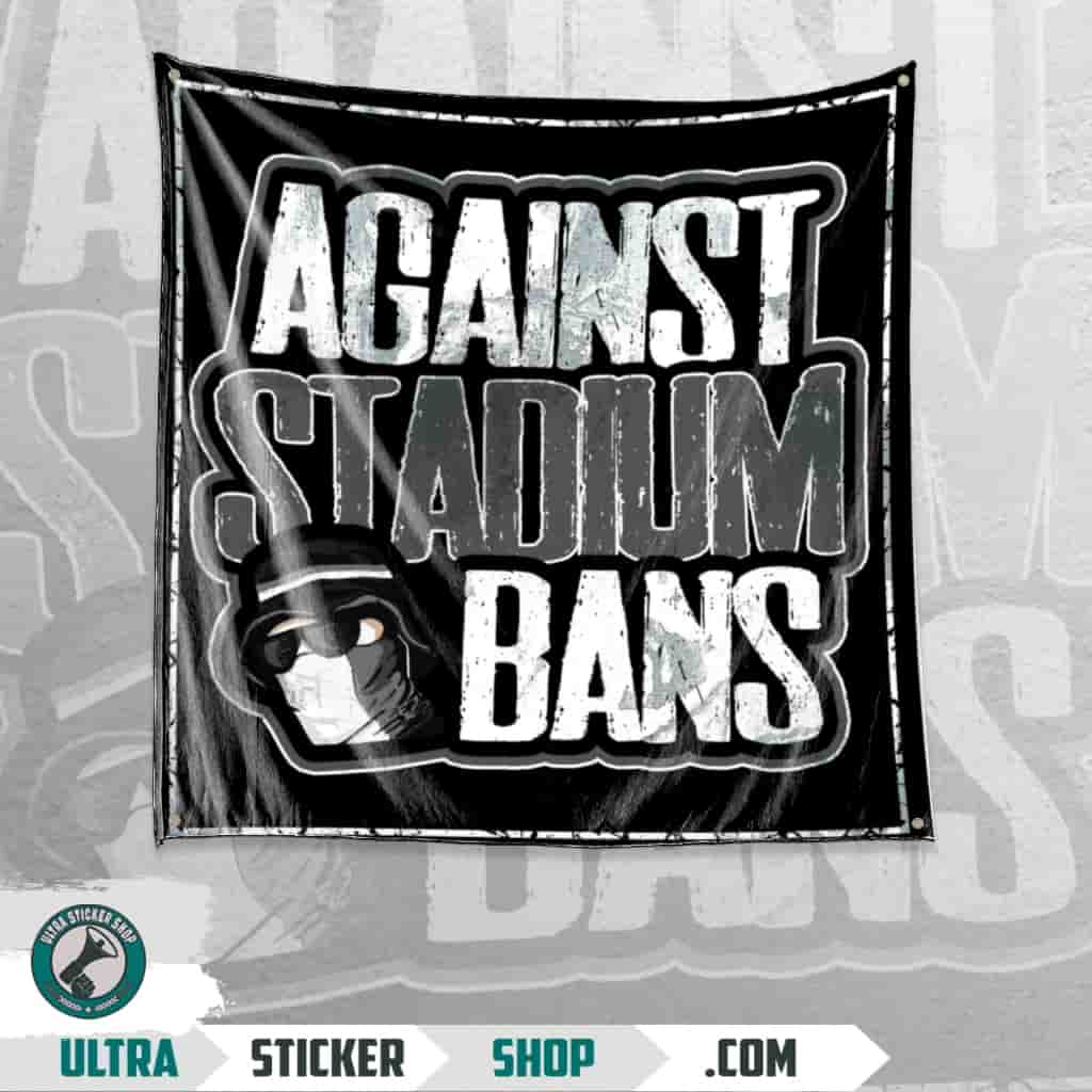 Against stadium bans! Drapeau