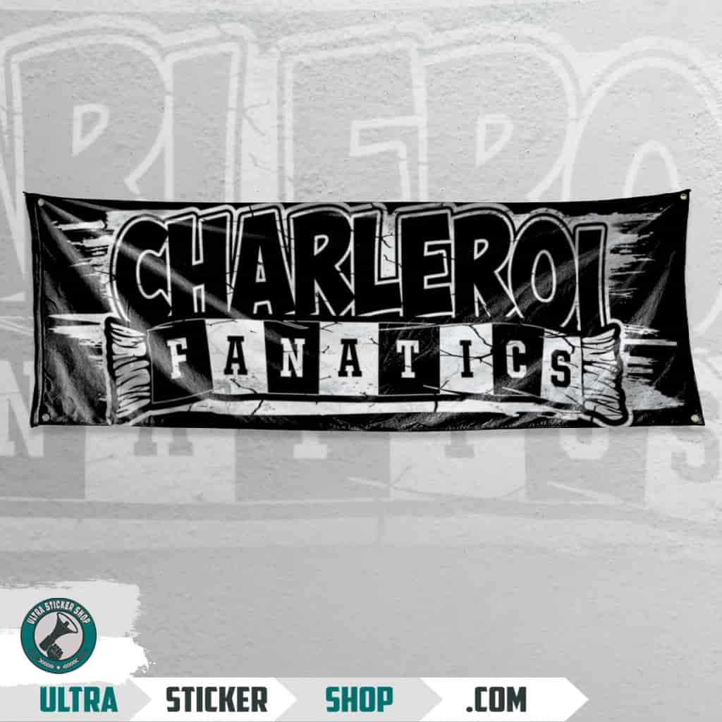 Charleroi fanatics Drapeau