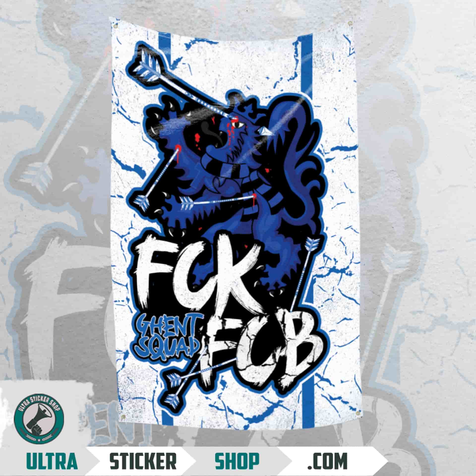 FCK FCB Gent Vlag