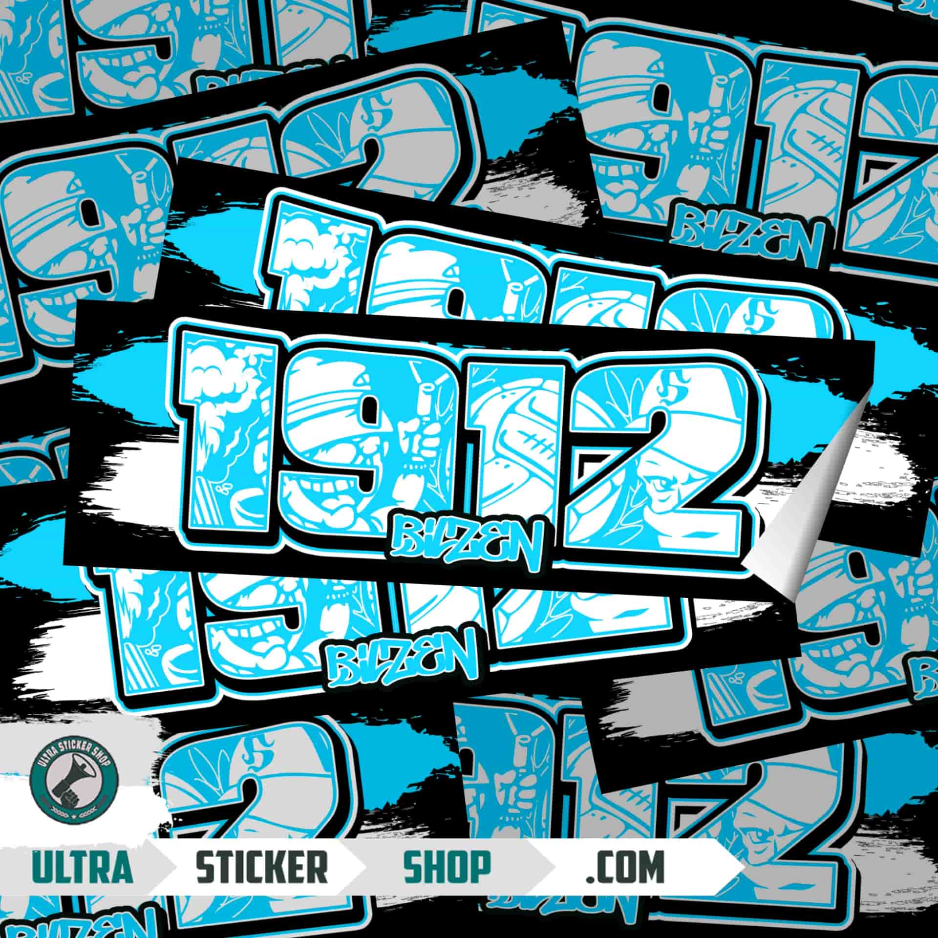 1912 Bilzen Stickers