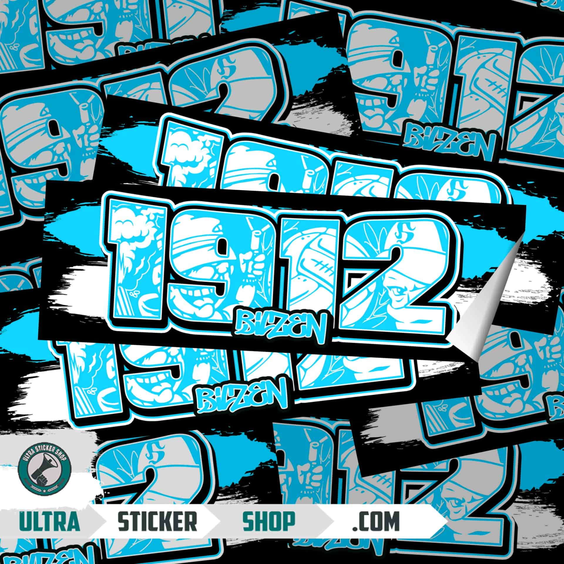 1912 Bilzen Stickers