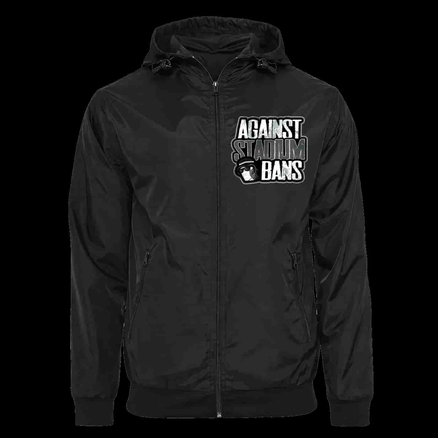 Against stadium bans! Veste avec cagoule amovible