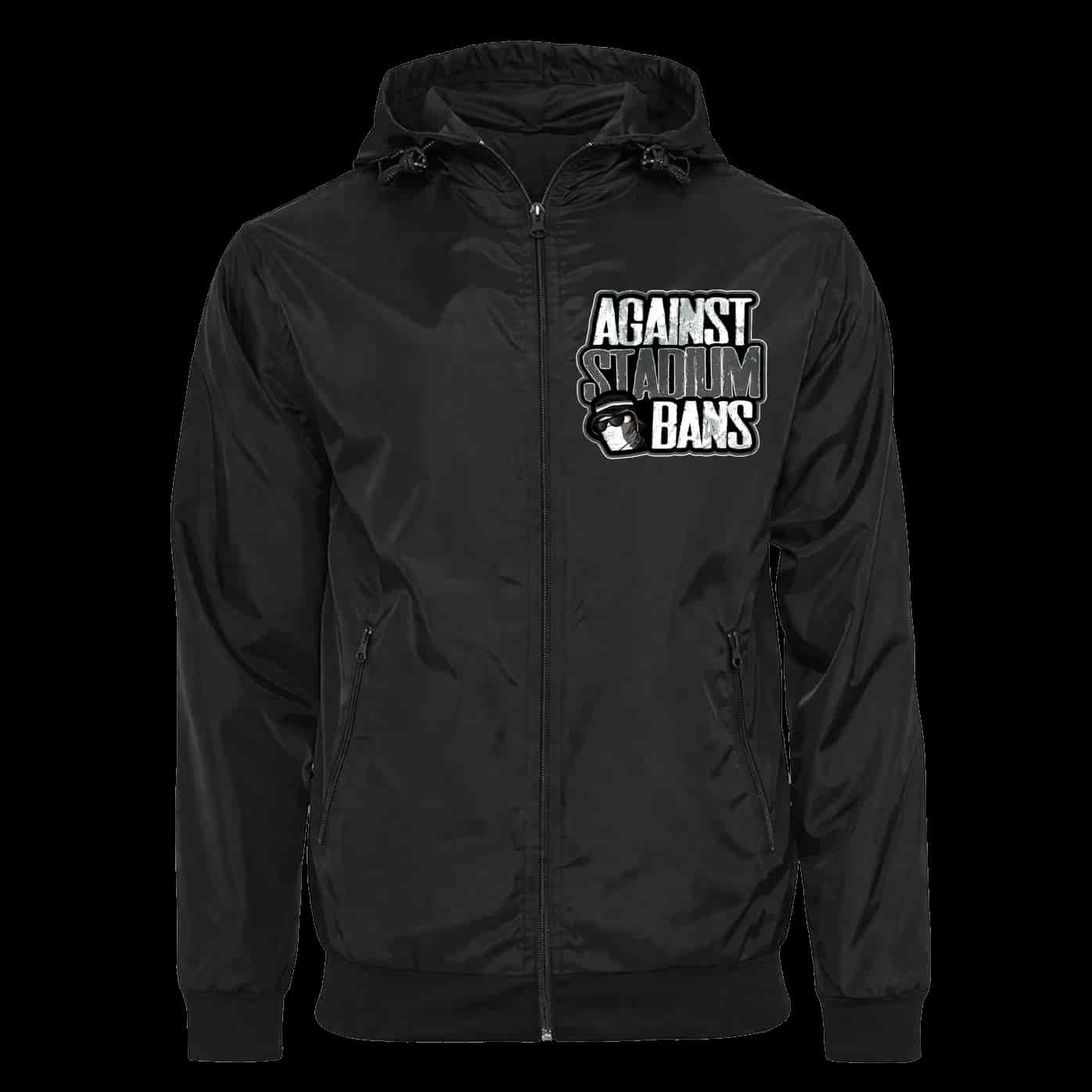 Against stadium bans! Veste avec cagoule amovible