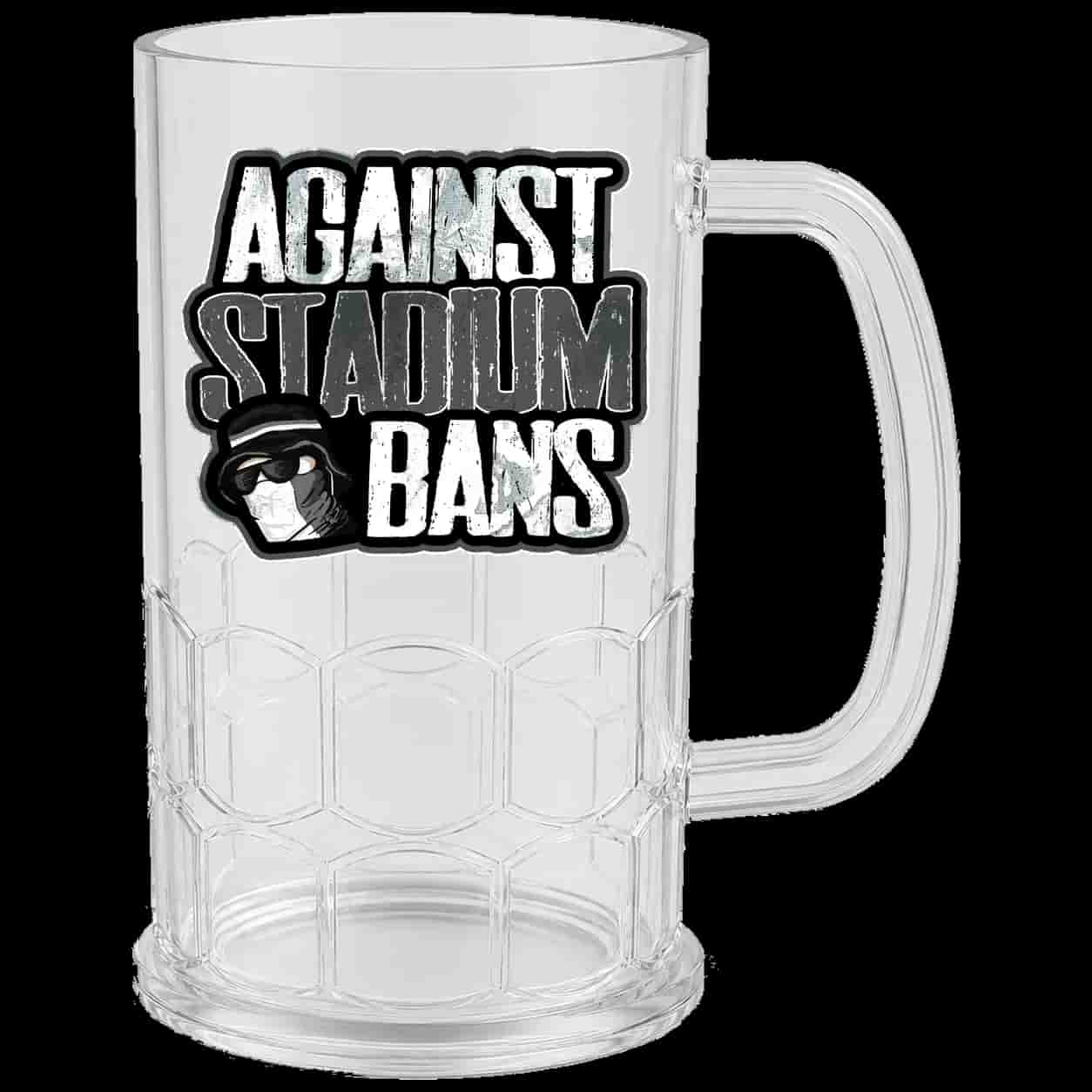 Against stadium bans! Chope à bière