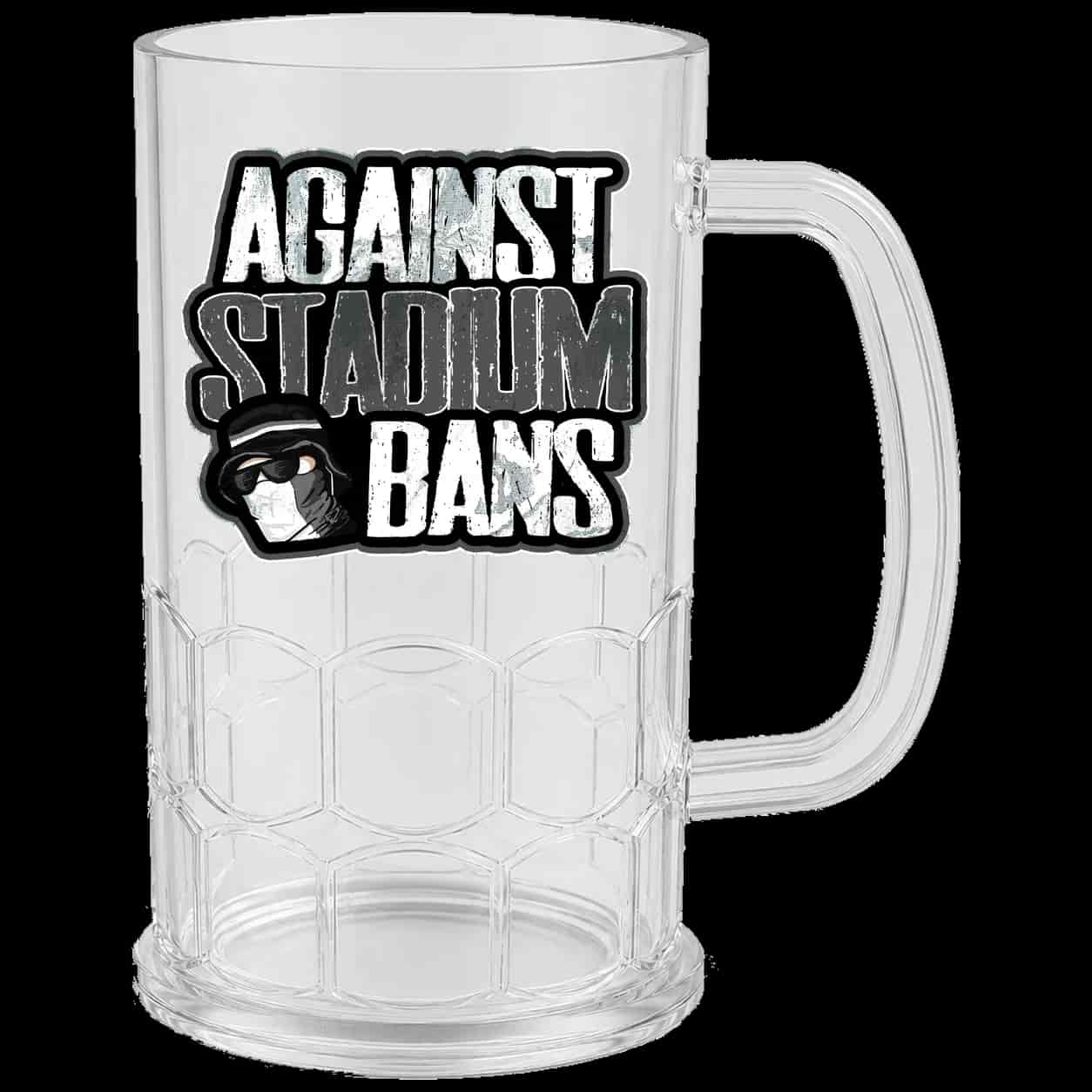 Against stadium bans! Chope à bière