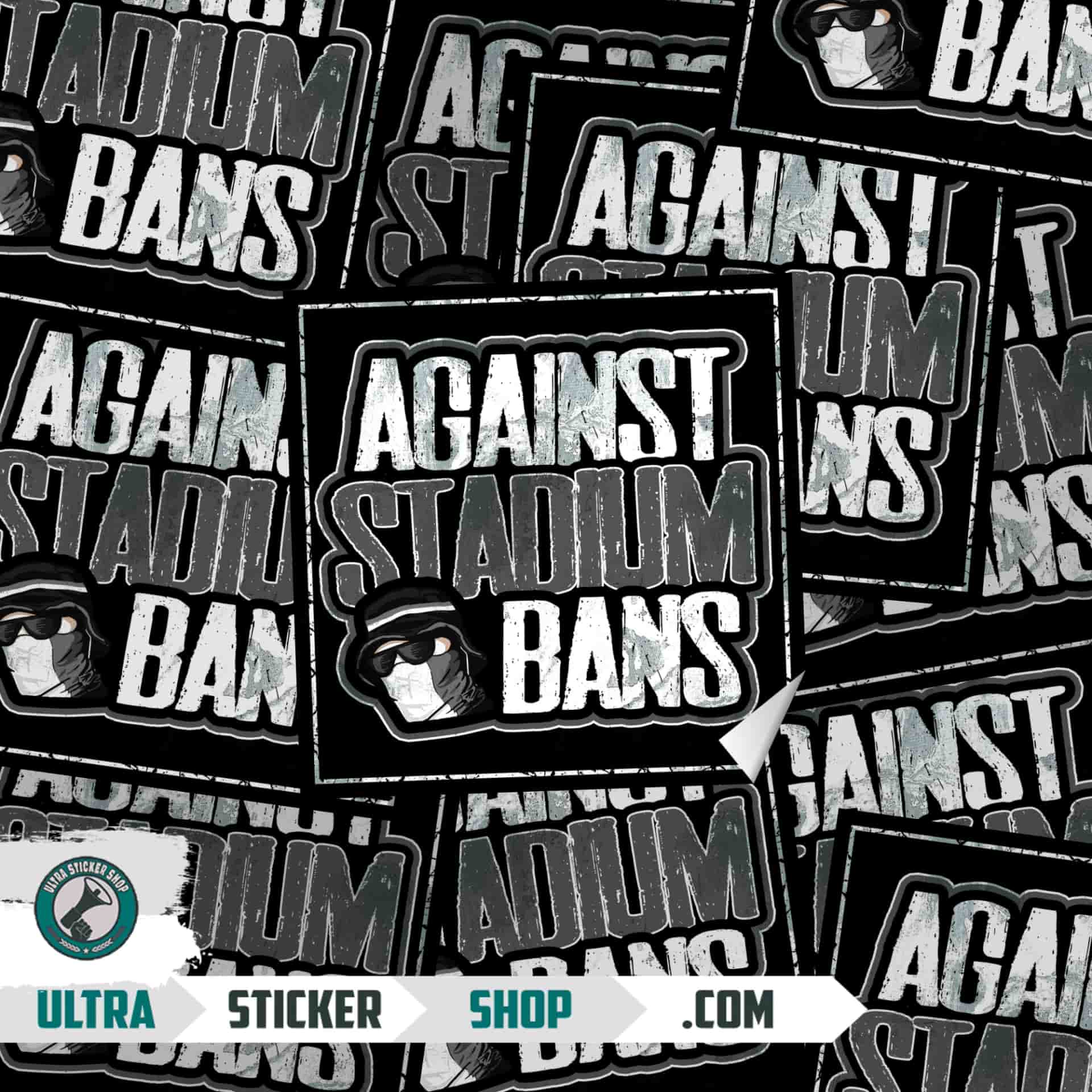 Against stadium bans! Autocollants