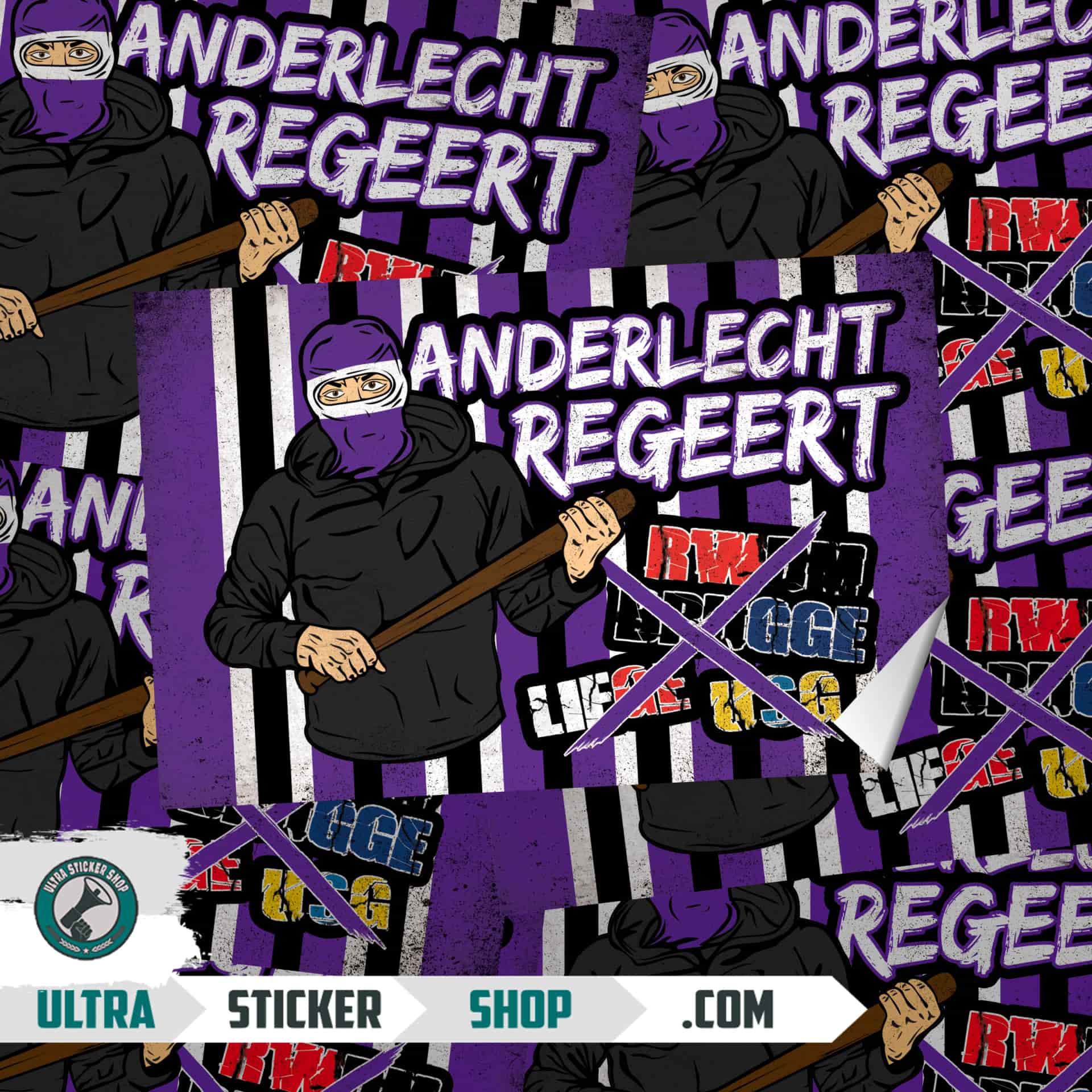 Anderlecht Regeert Autocollants