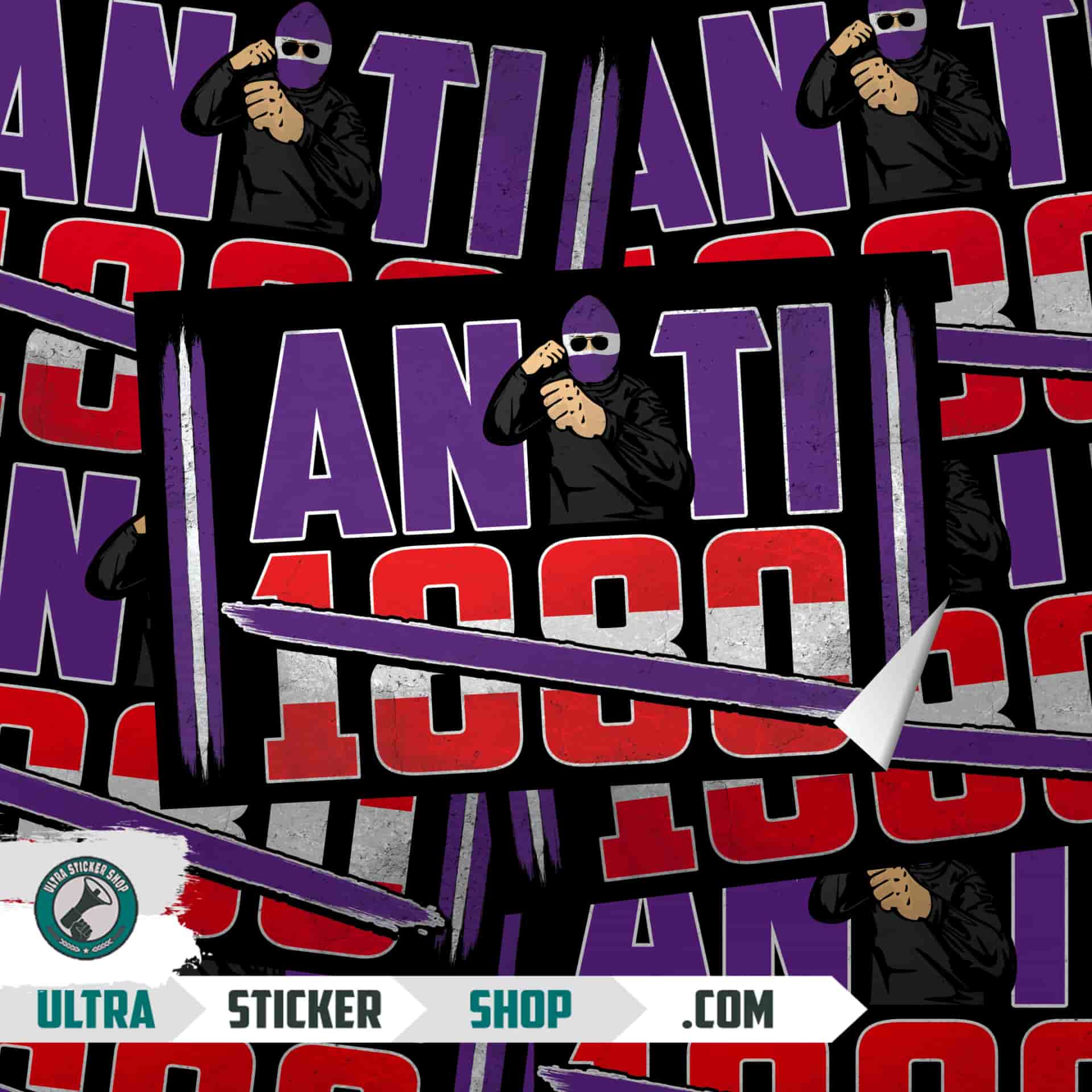 Anti 1880 Stickers