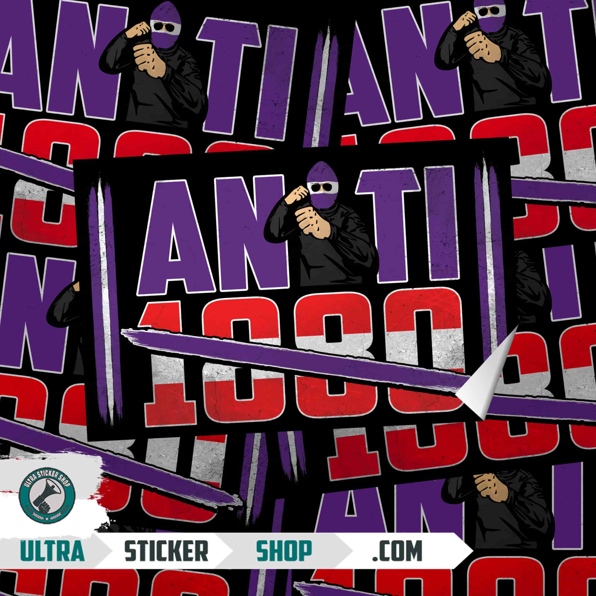 Anti 1880 Stickers