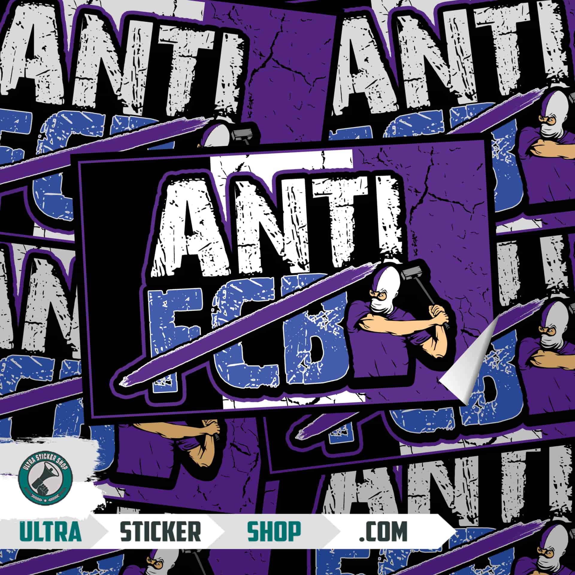 ANTI FCB Autocollants