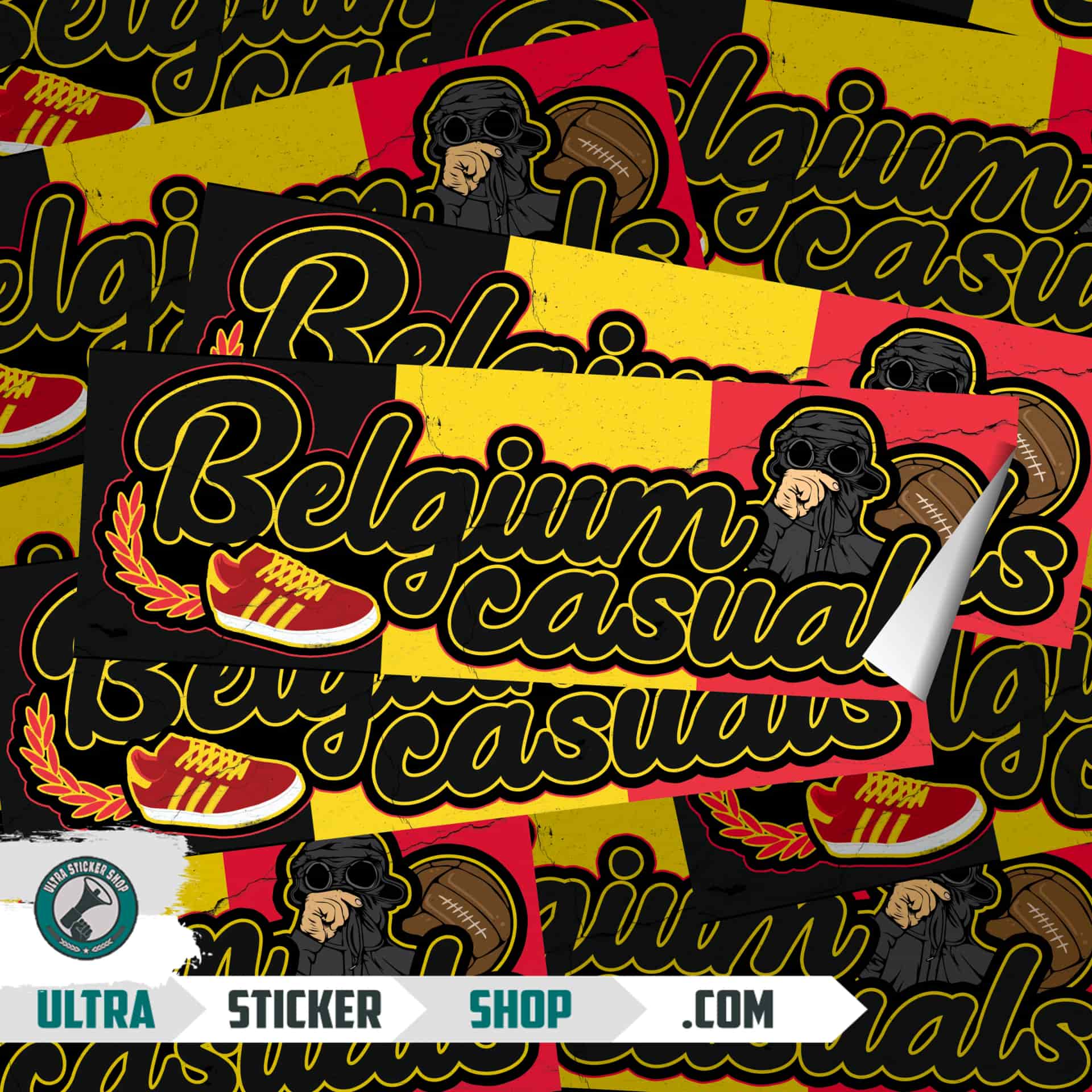 Belgium casuals Stickers