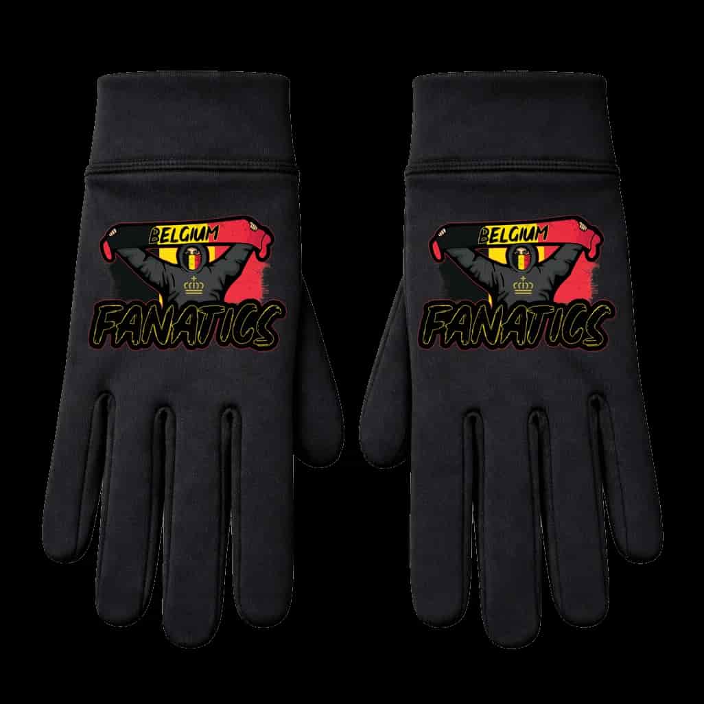 Belgium fanatics Handschoenen