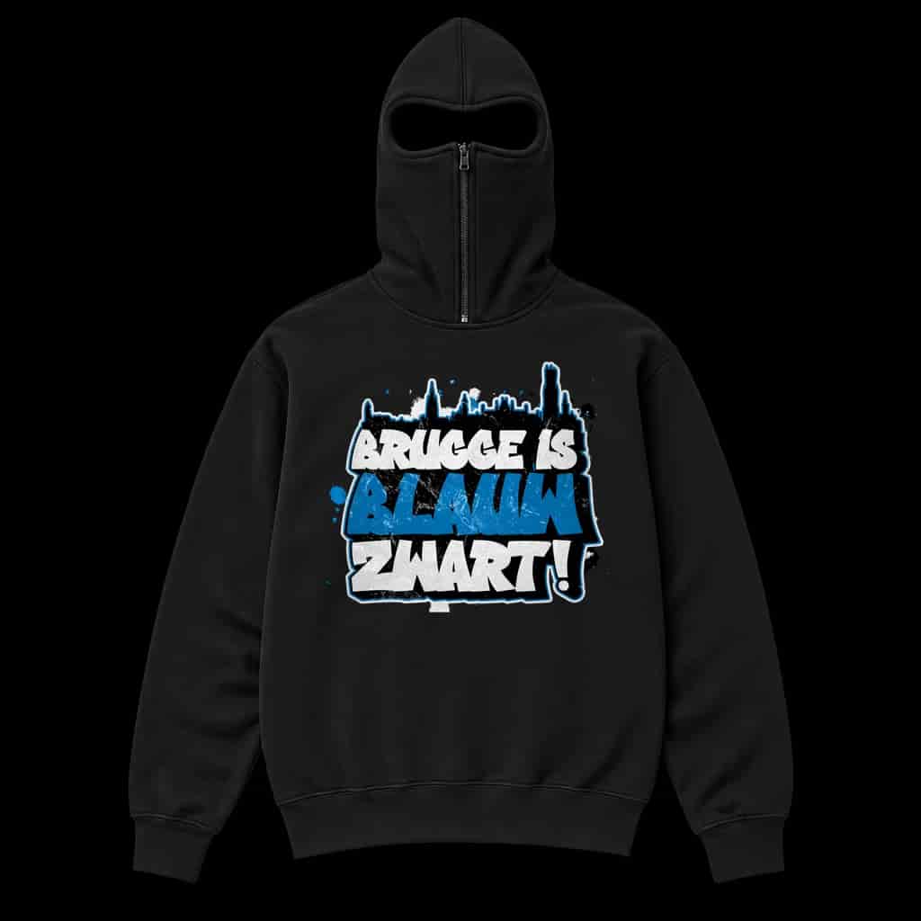 Brugge is blauw zwart! Ninja Hoodie