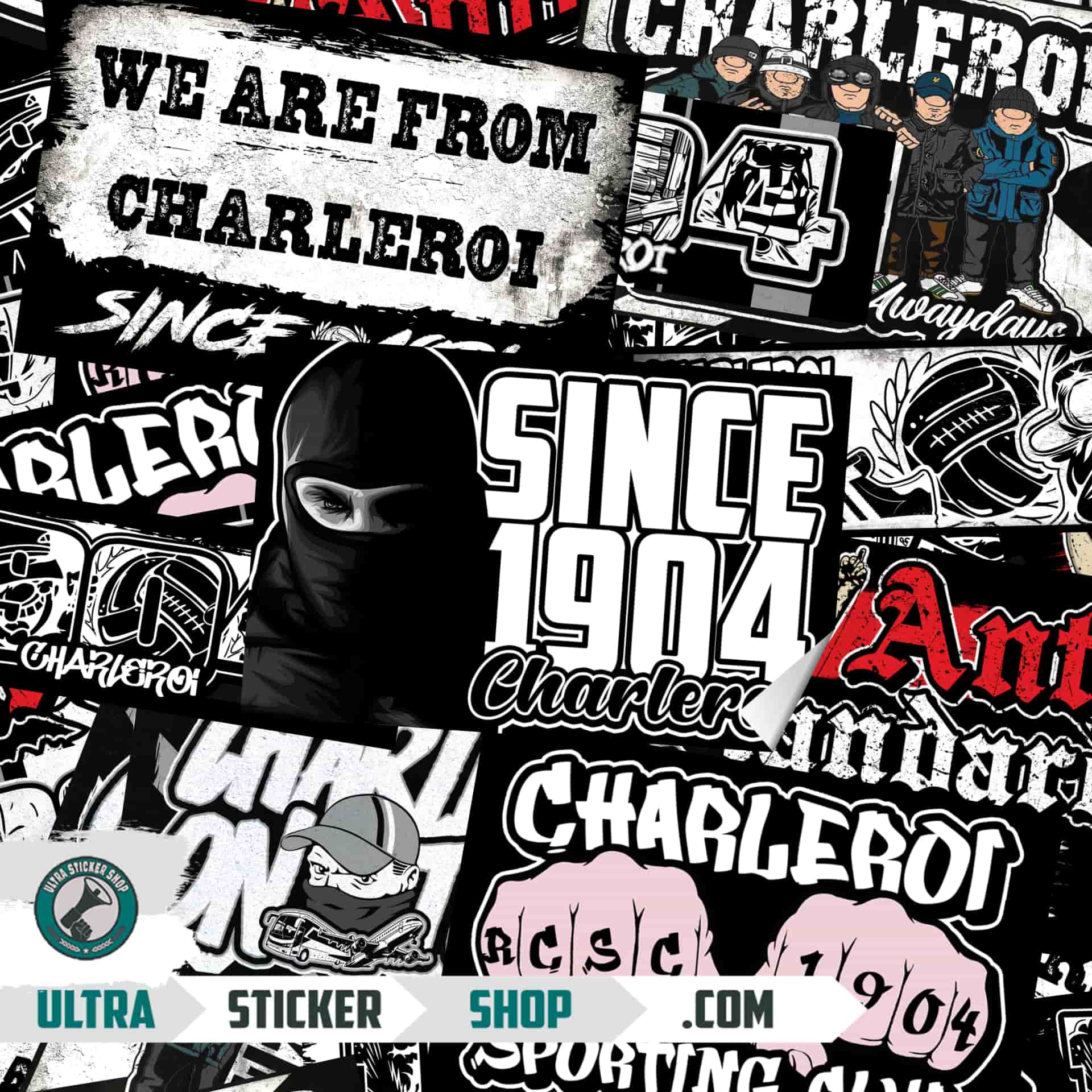 Charleroi Sticker-Mix