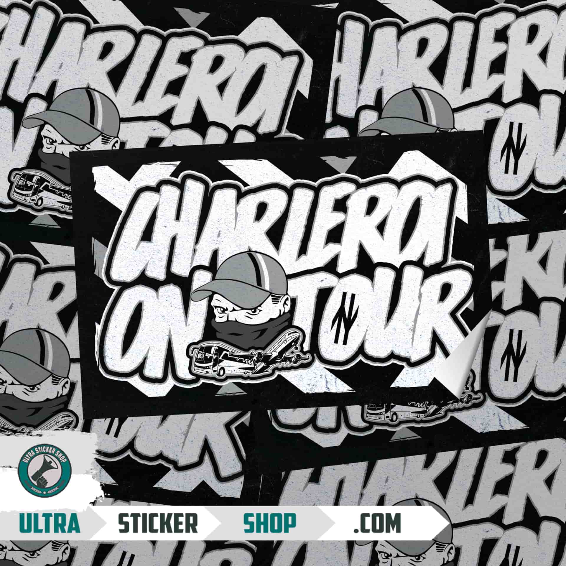 Charleroi on tour Stickers