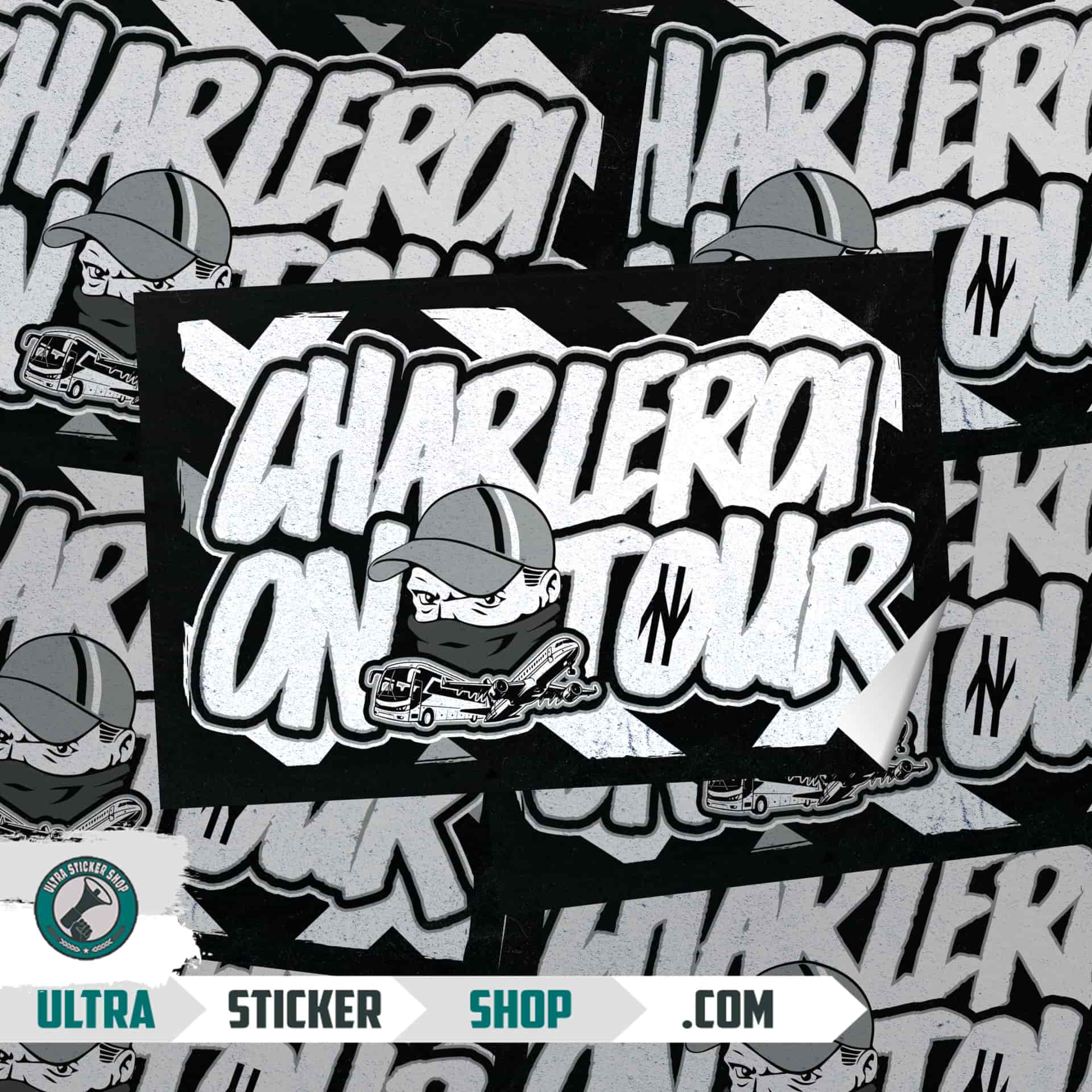 Charleroi on tour Stickers
