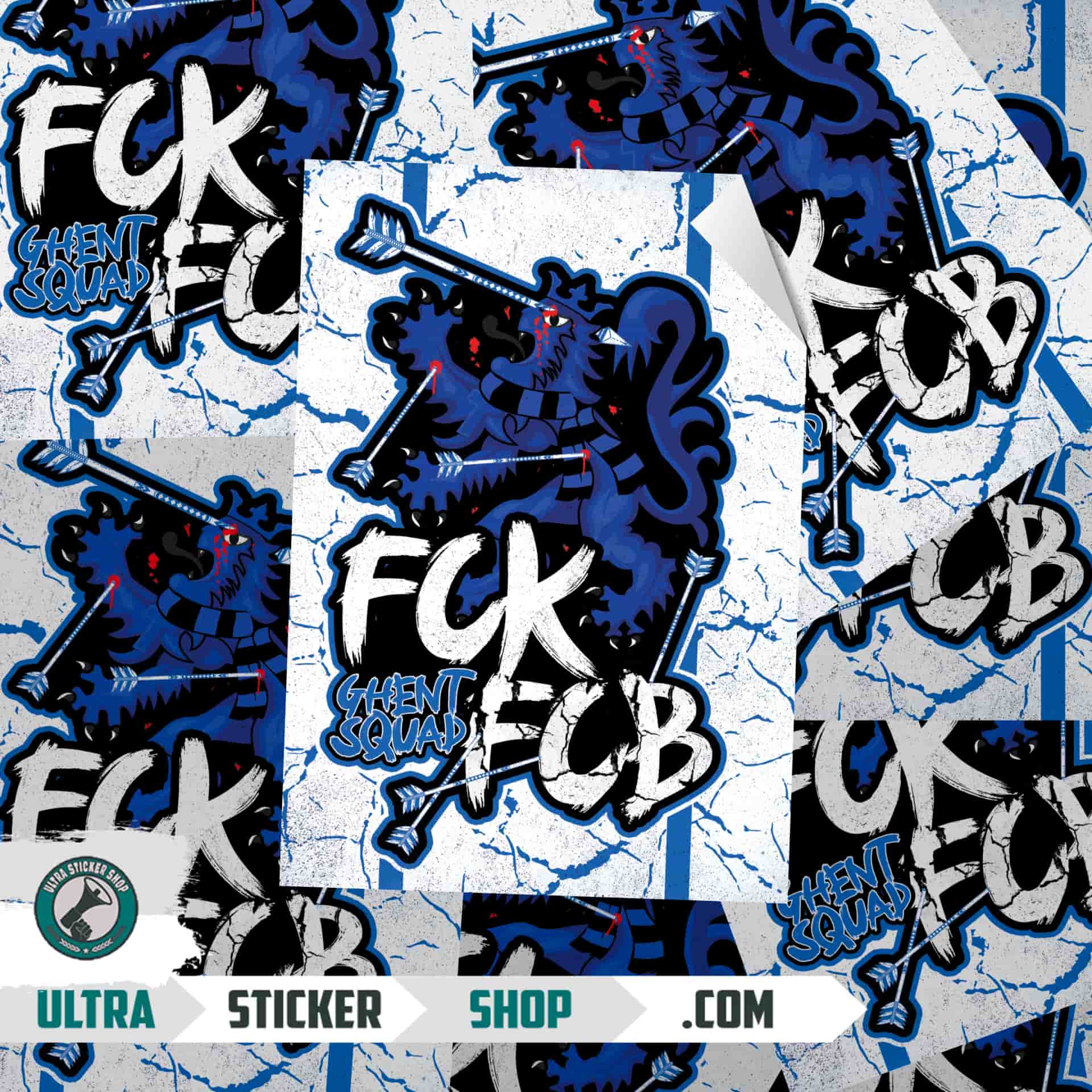 FCK FCB Gent Stickers