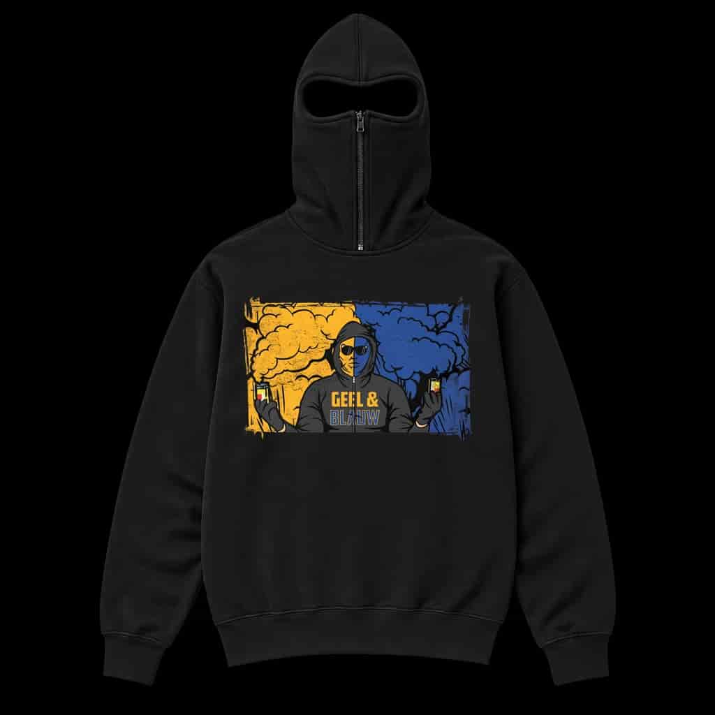 Geel & Blauw Hoodie Ninja