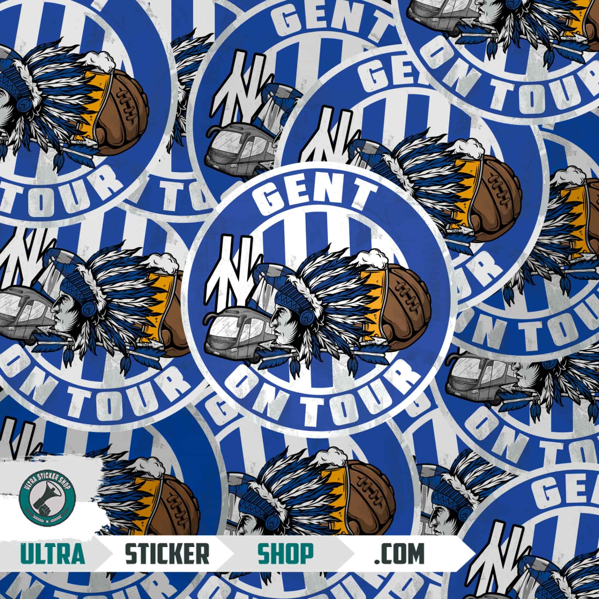 Gent on tour Autocollants