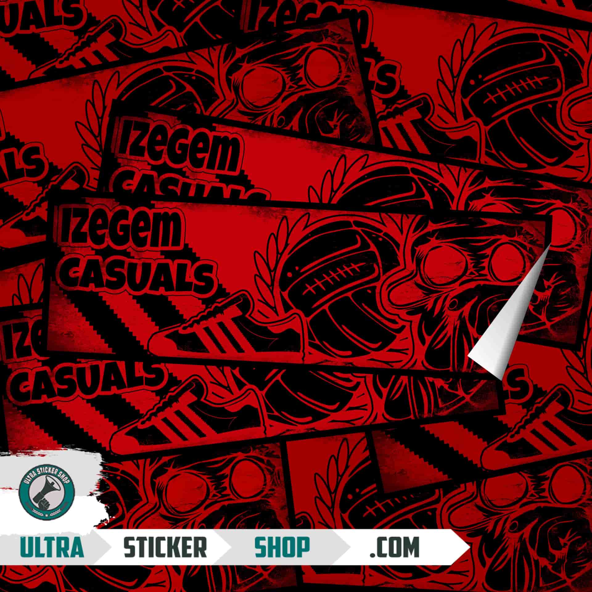 Izegem casuals Stickers
