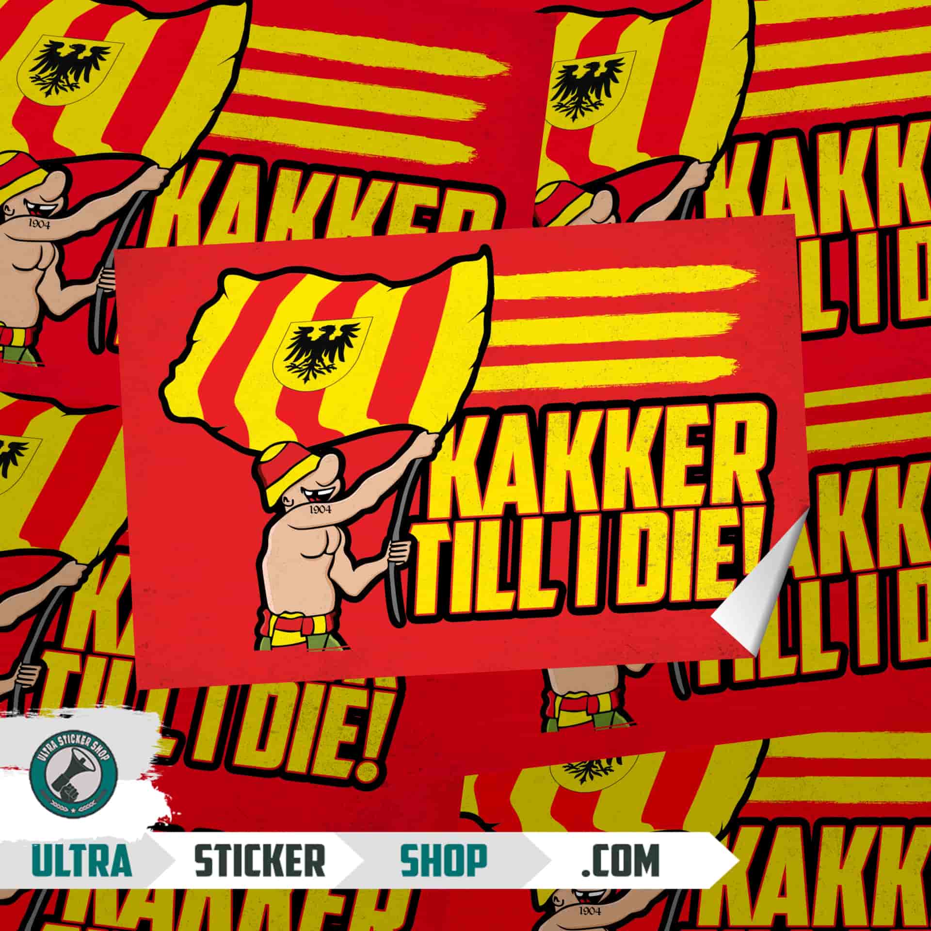 Kakker till I die Stickers