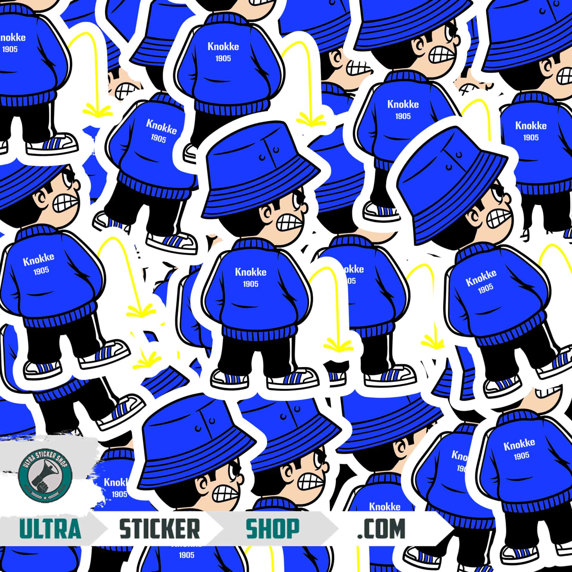 Knokke 1905 Pee Kid Stickers