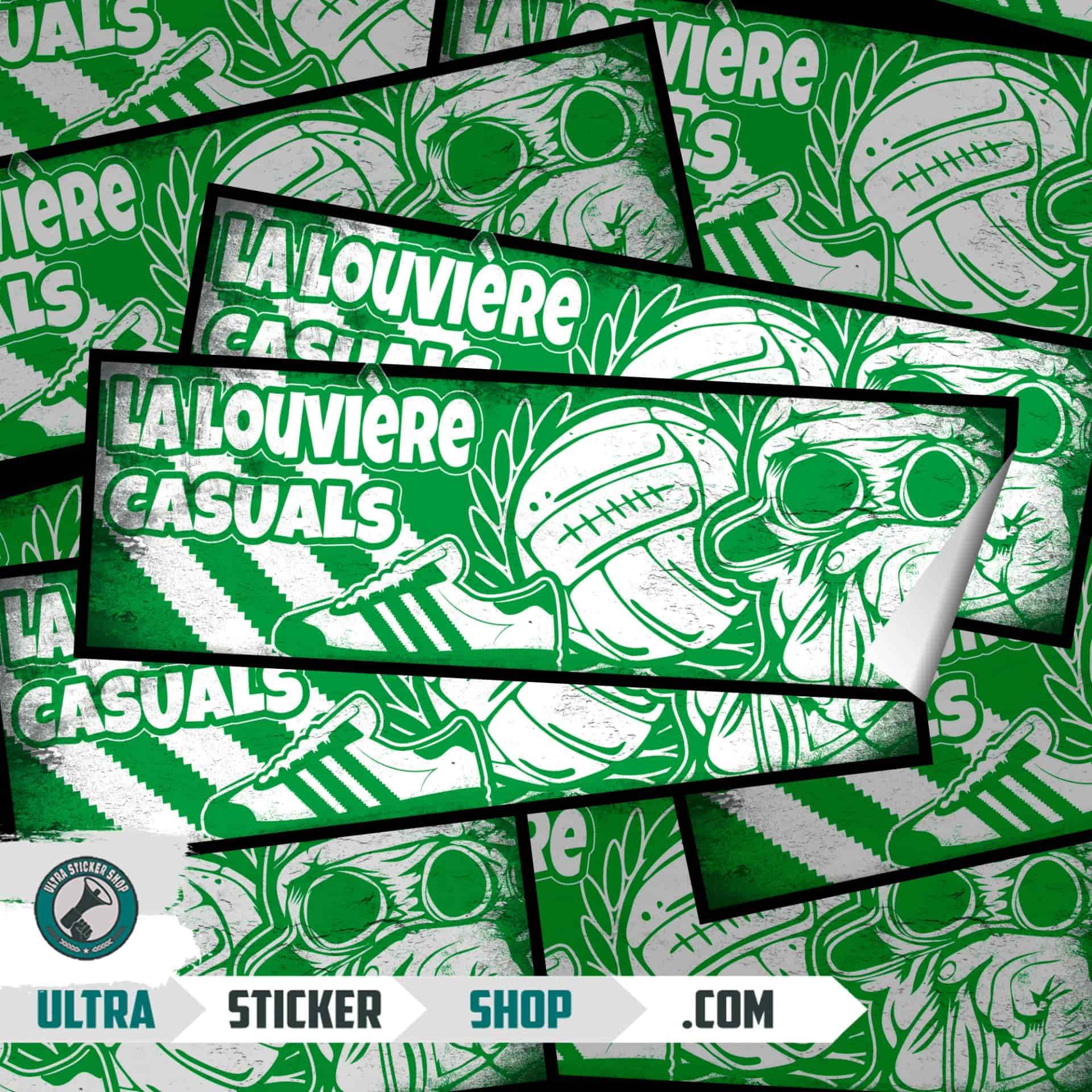 La Louvière casuals Autocollants