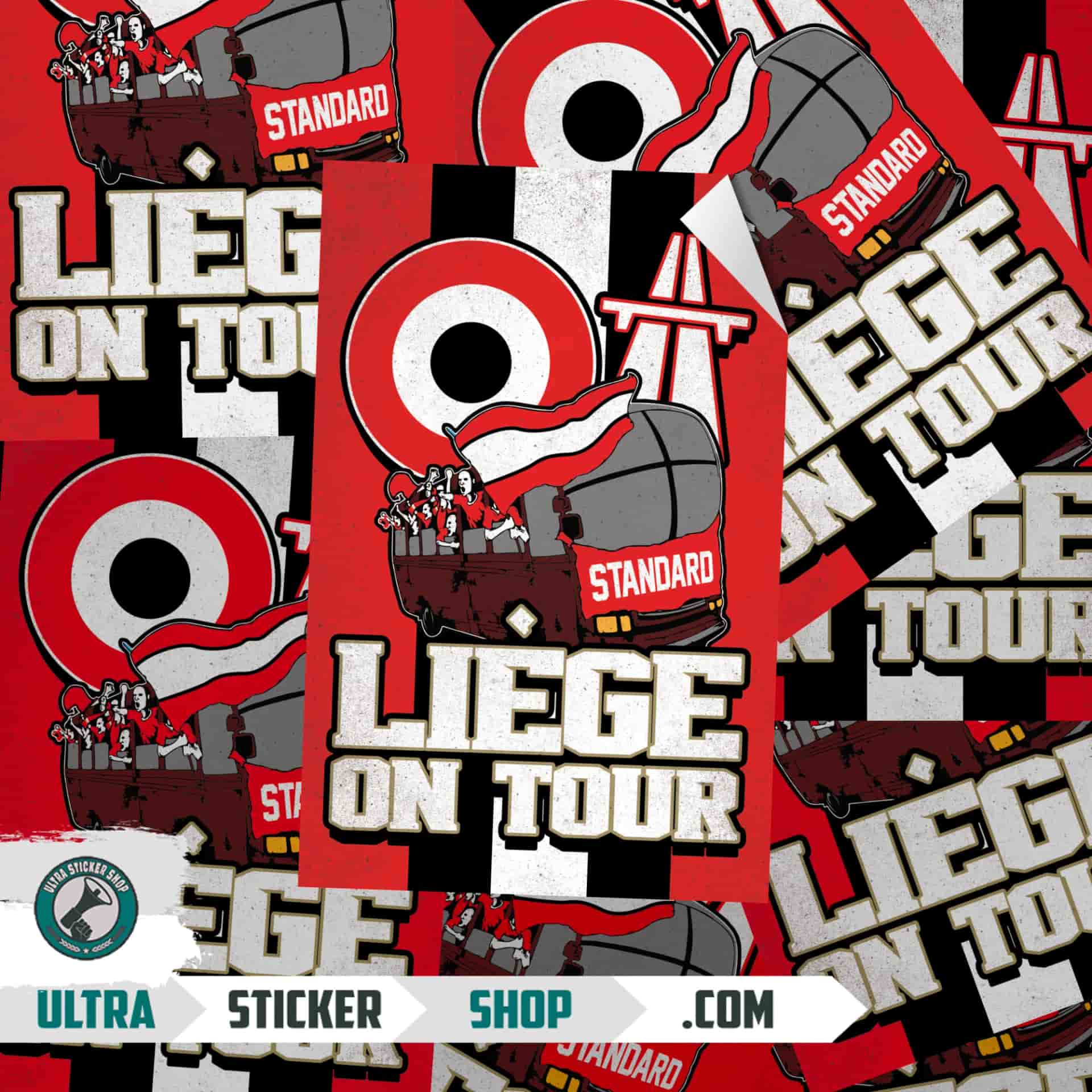 Liège on tour Autocollants